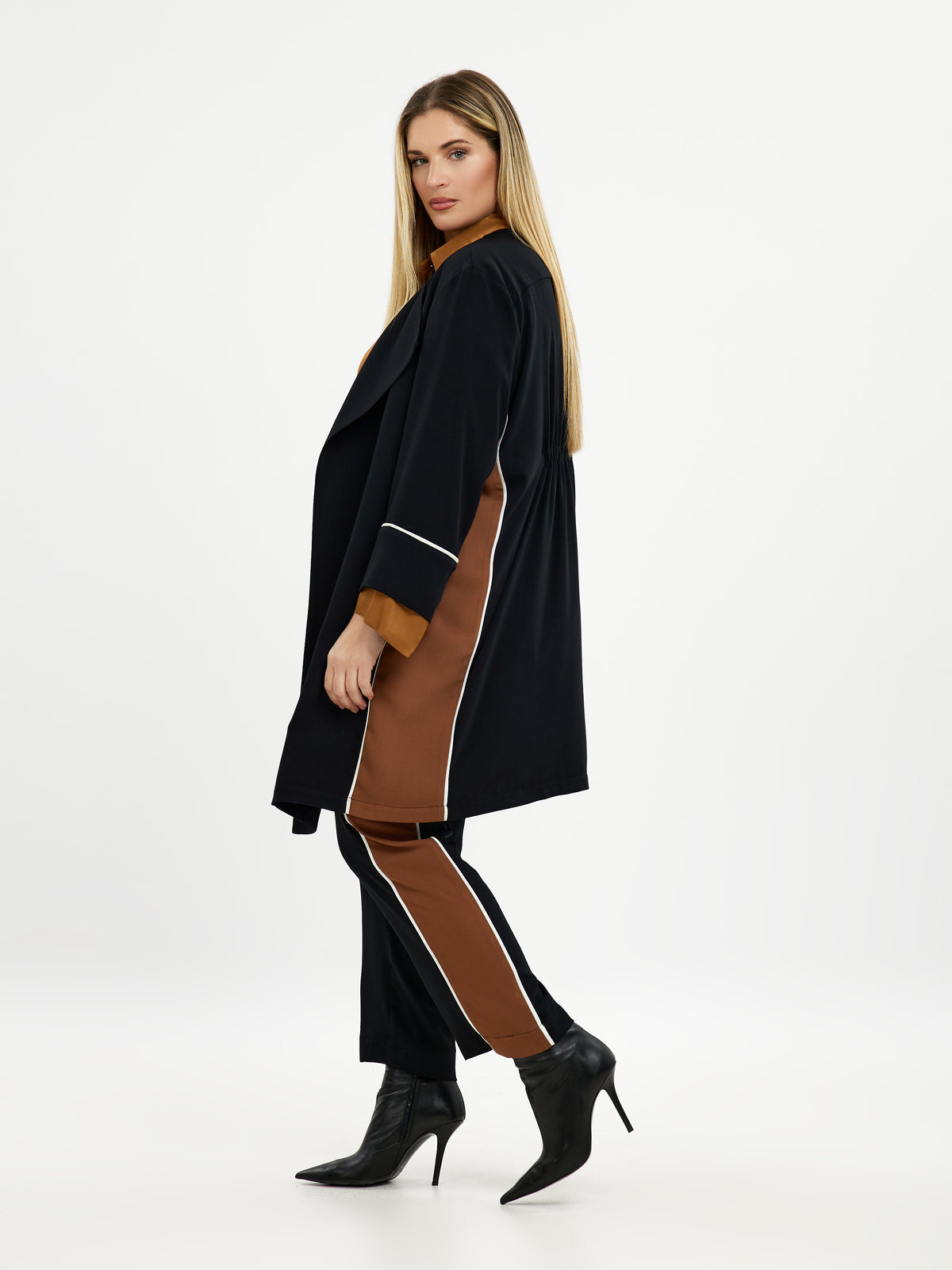 Mat Black Edge To Edge Jacket