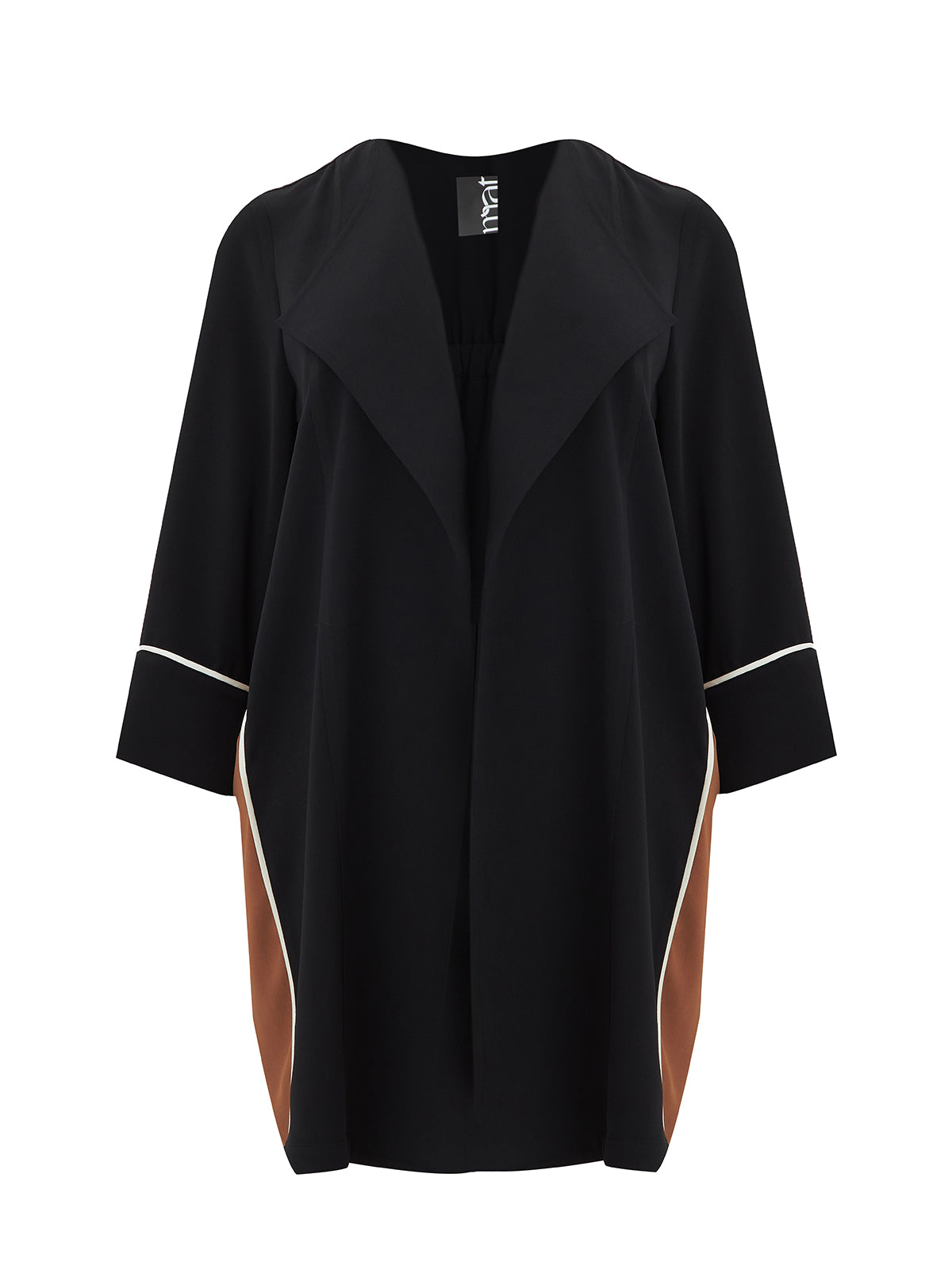 Mat Black Edge To Edge Jacket
