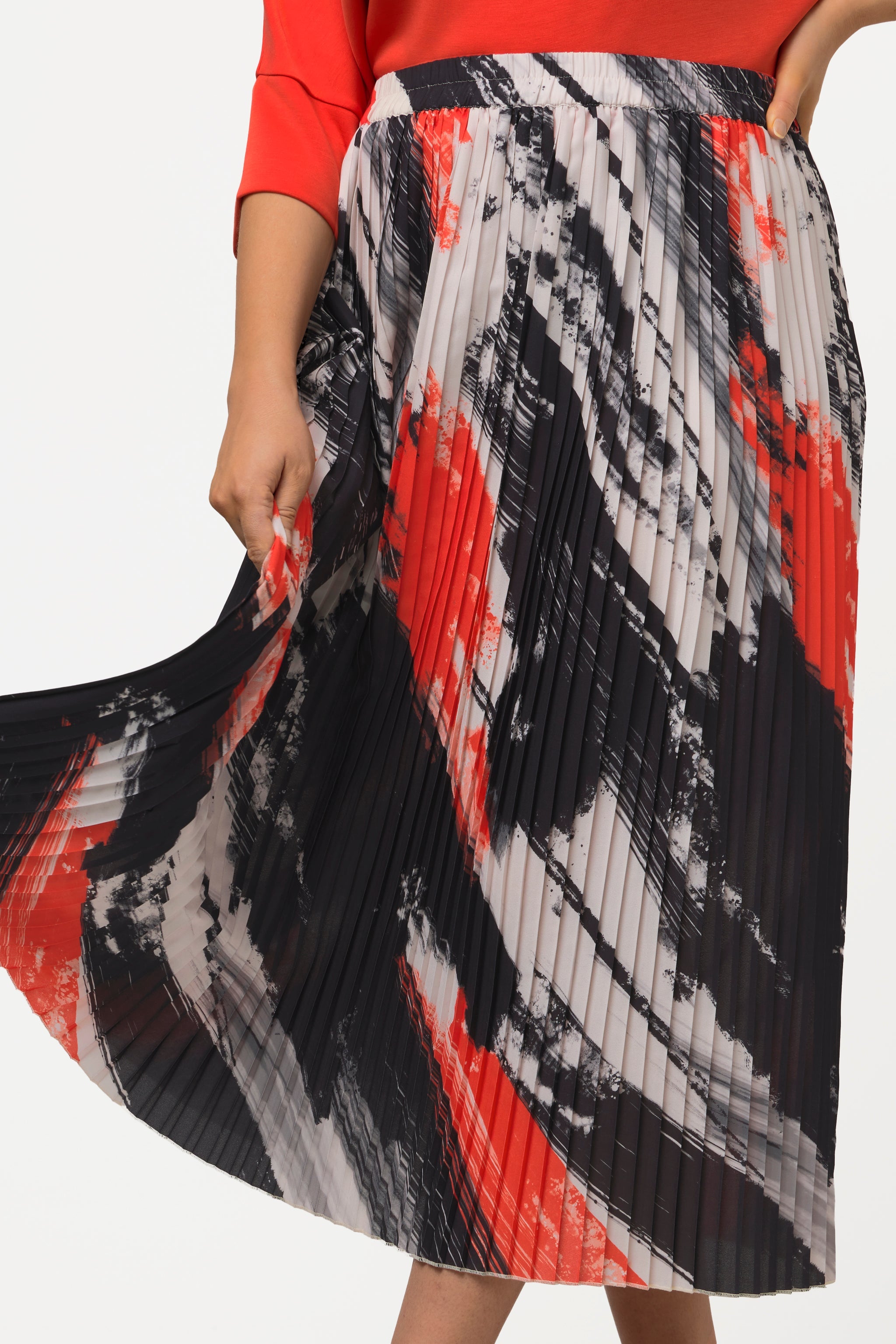 Ulla Popken Brushstroke Skirt