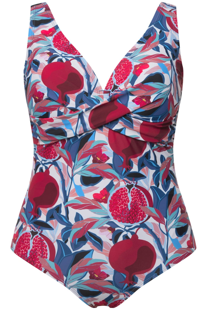 Ulla Popken Pomegranate Swimsuit