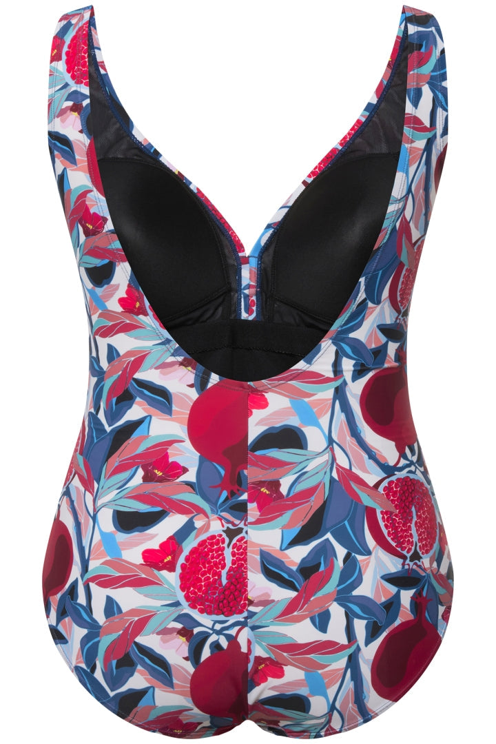 Ulla Popken Pomegranate Swimsuit