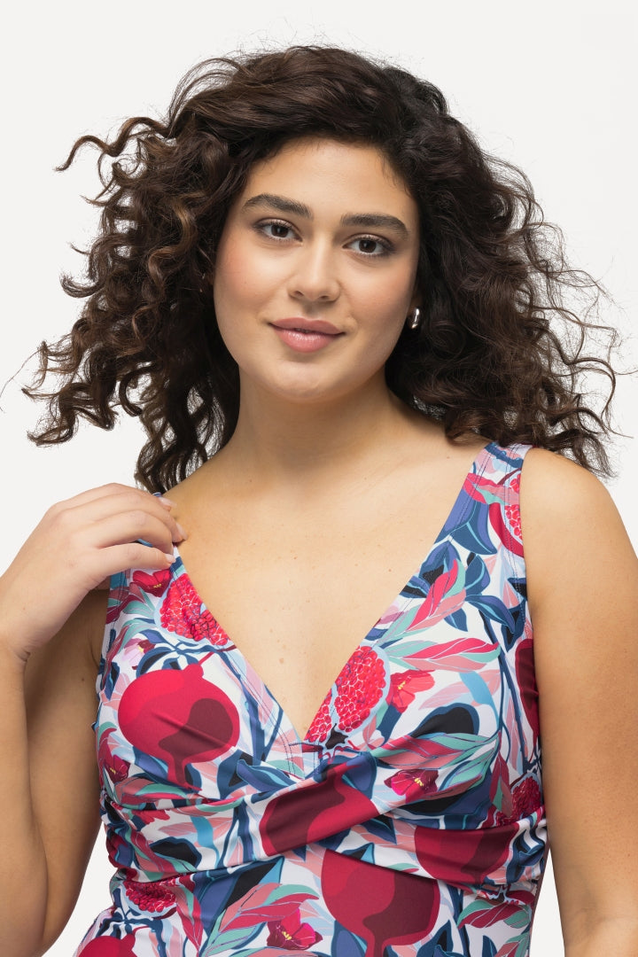 Ulla Popken Pomegranate Swimsuit