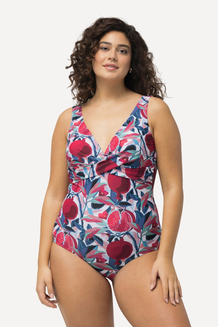 Ulla Popken Pomegranate Swimsuit