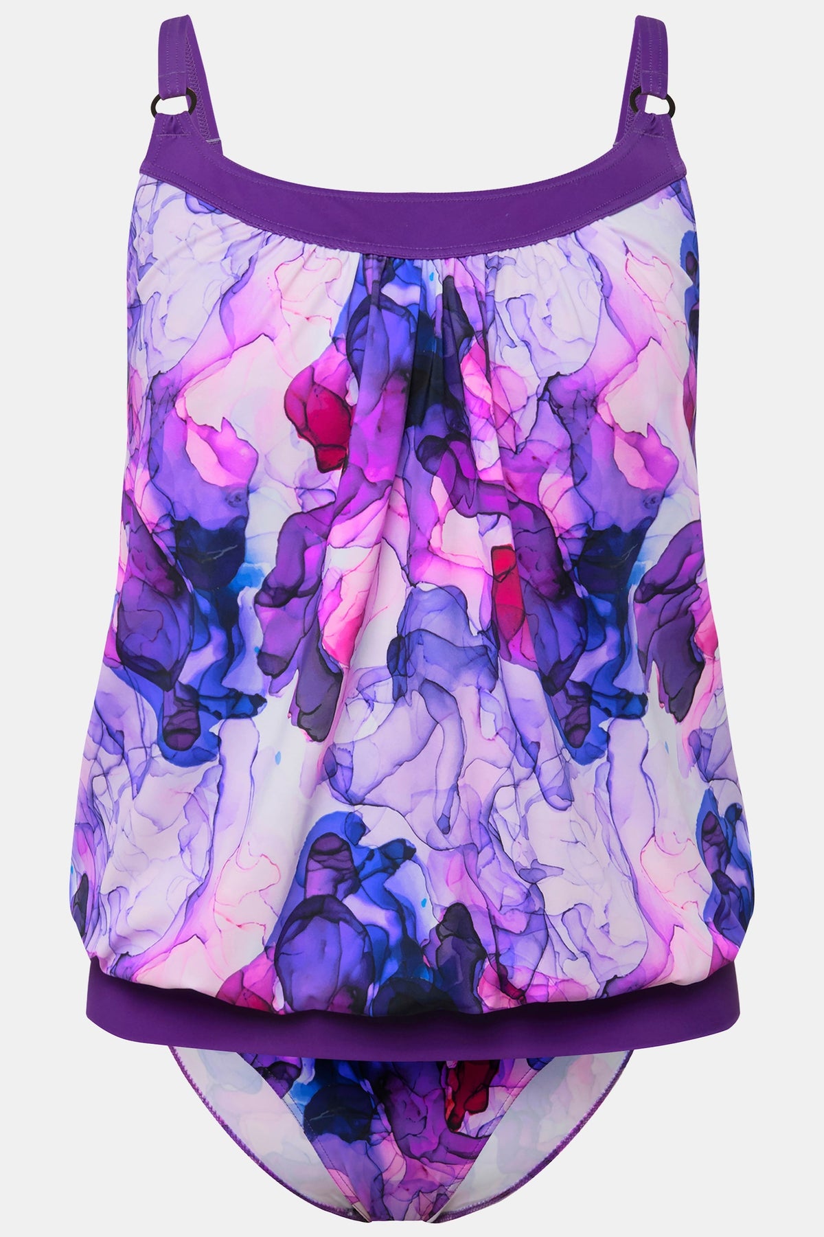 Ulla Popken Two Piece Swimsuit in Marble