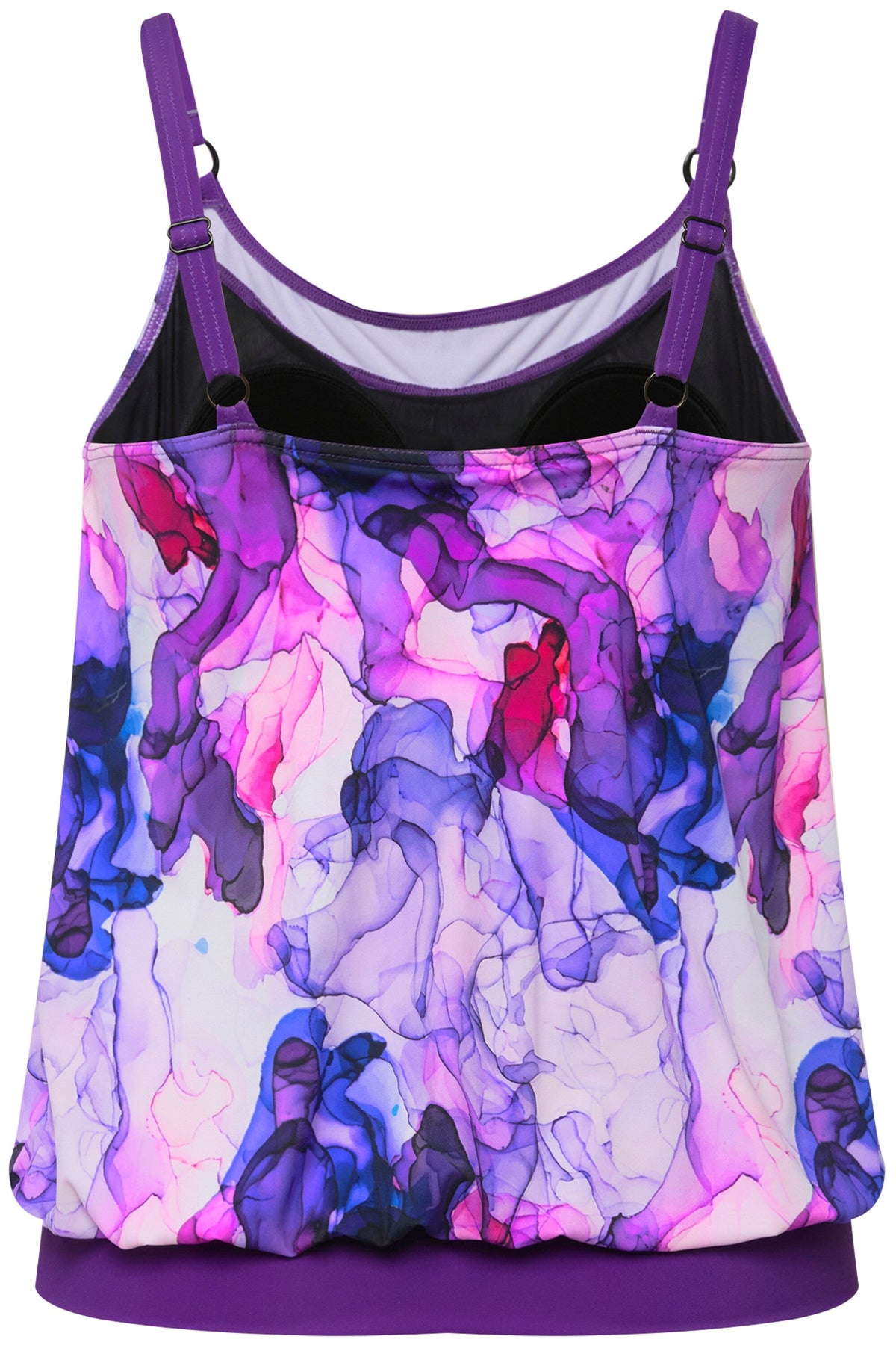 Ulla Popken Two Piece Swimsuit in Marble