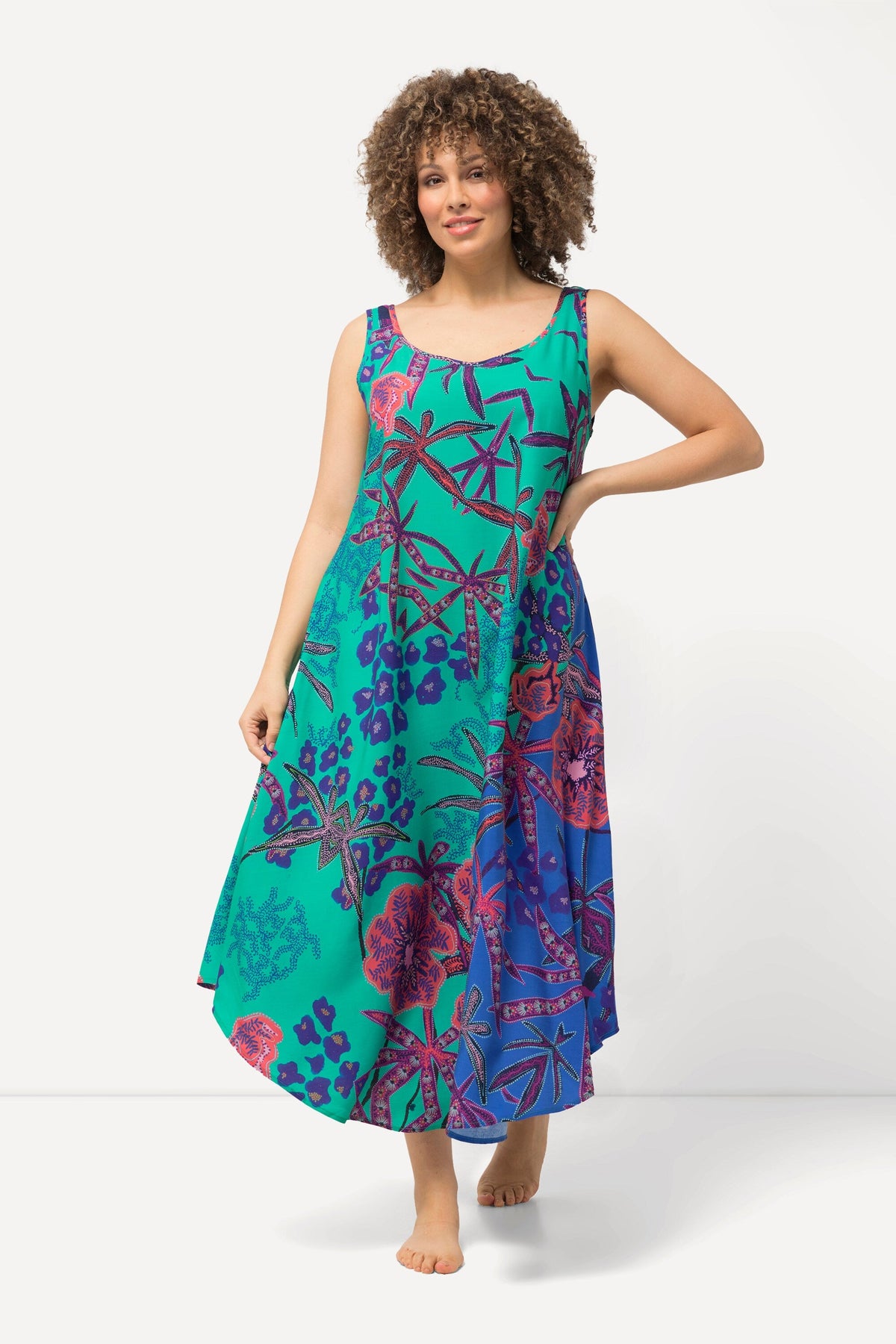 Ulla Popken Maritime Print Dress