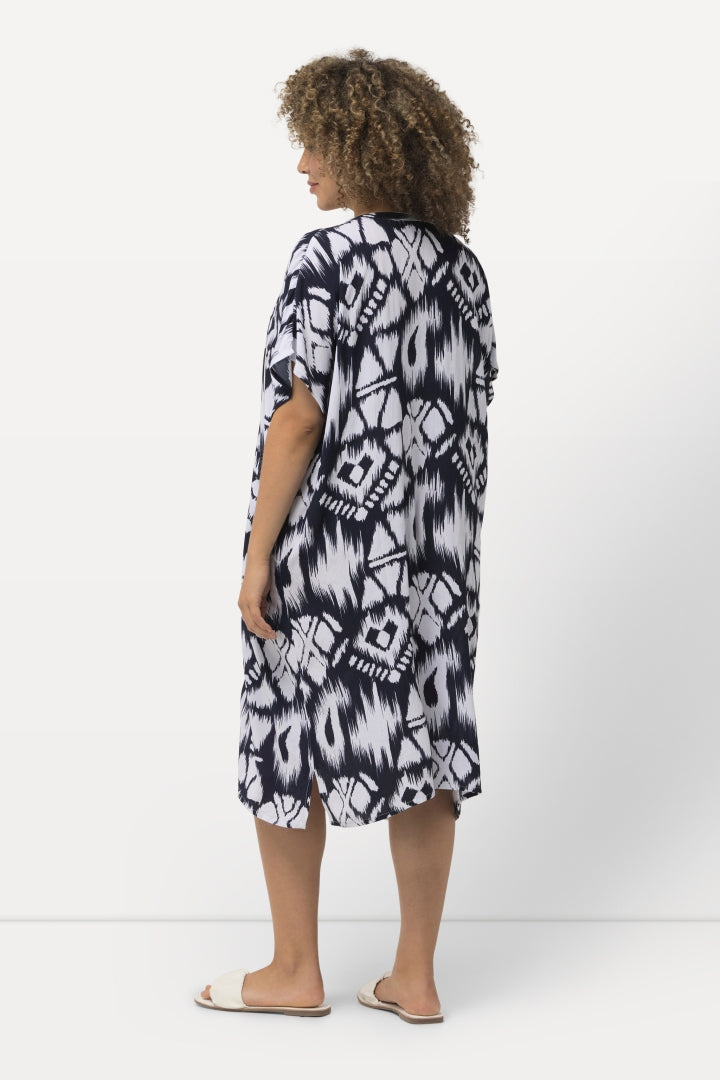 Ulla Popken Dress in Aztec Print