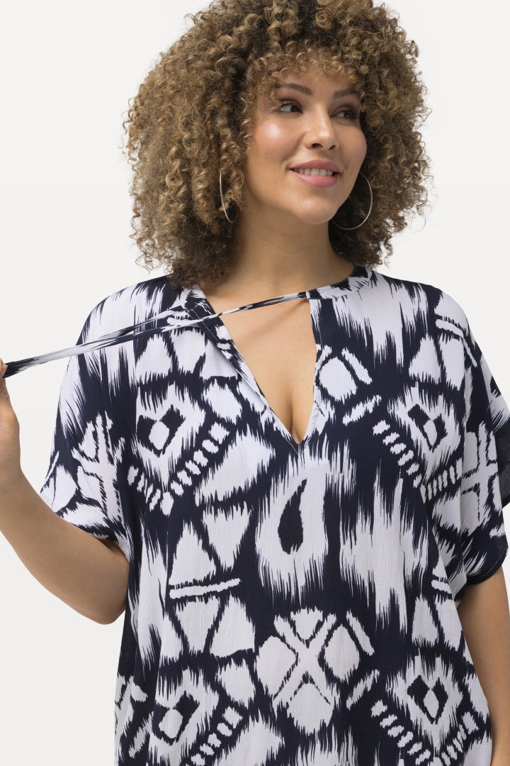Ulla Popken Dress in Aztec Print