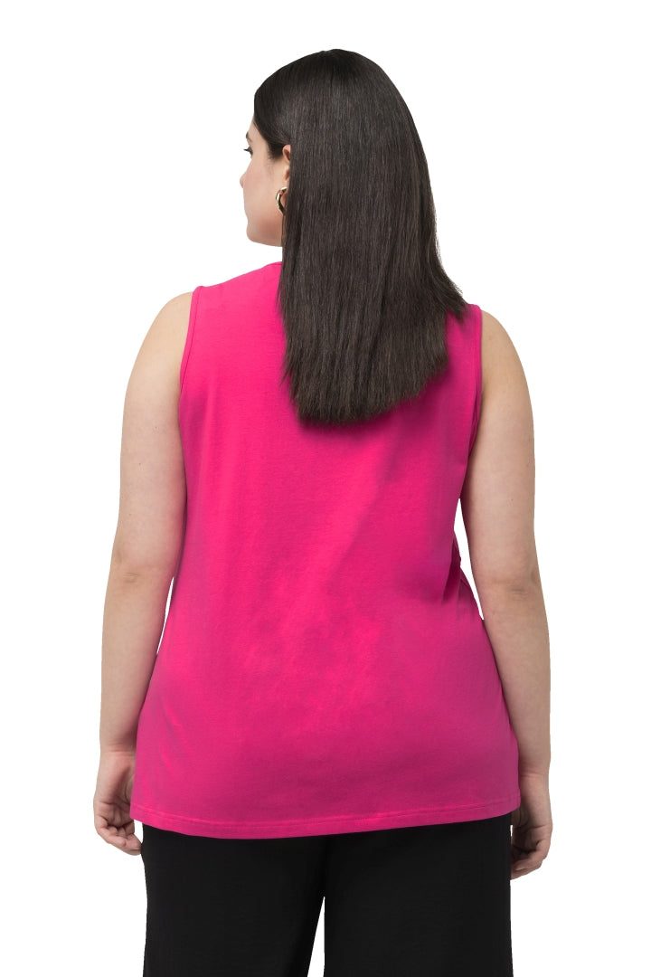 Ulla Popken Tank Top in Pink