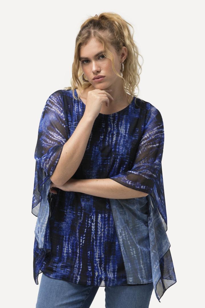 Ulla Popken Lightning Mesh Blouse