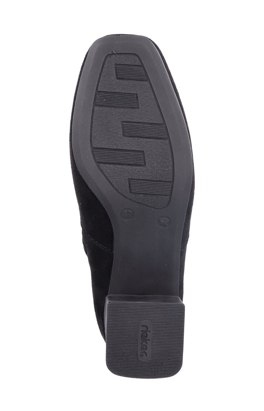 Rieker Block Heel Ankle Boot in Black
