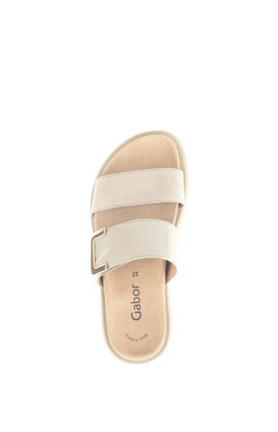 Gabor Slip on Sandal in Beige