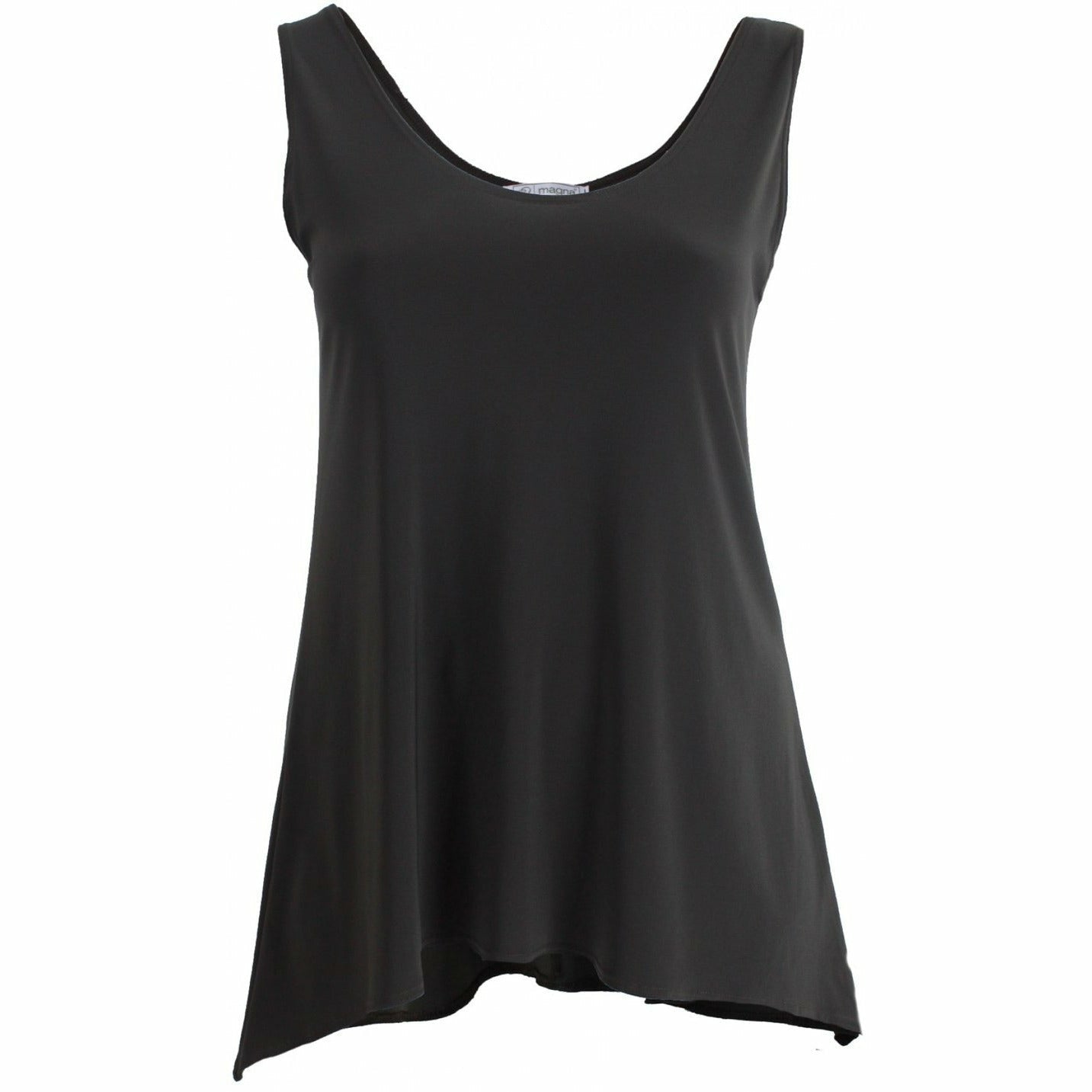 Magna A-Line vest in black - Wardrobe Plus