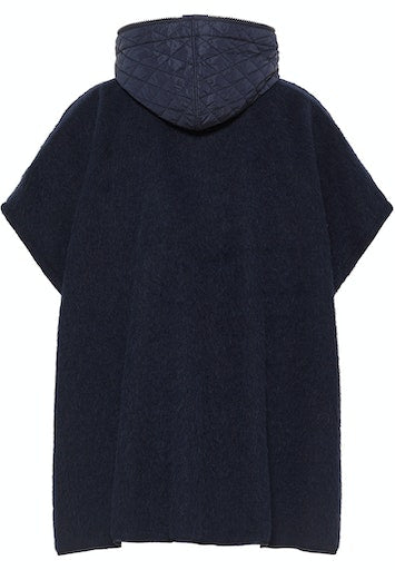 Barbara Lebek Sleeveless Poncho in Navy