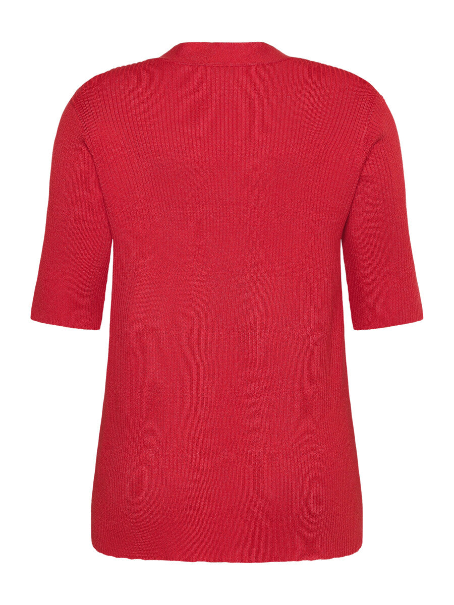 Ciso Knitted Top in Burnt Orange