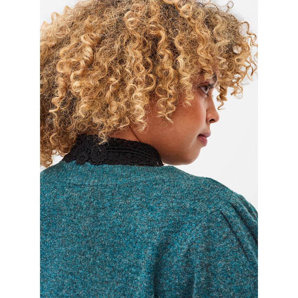 Zizzi Lace Collar in Black - Wardrobe Plus
