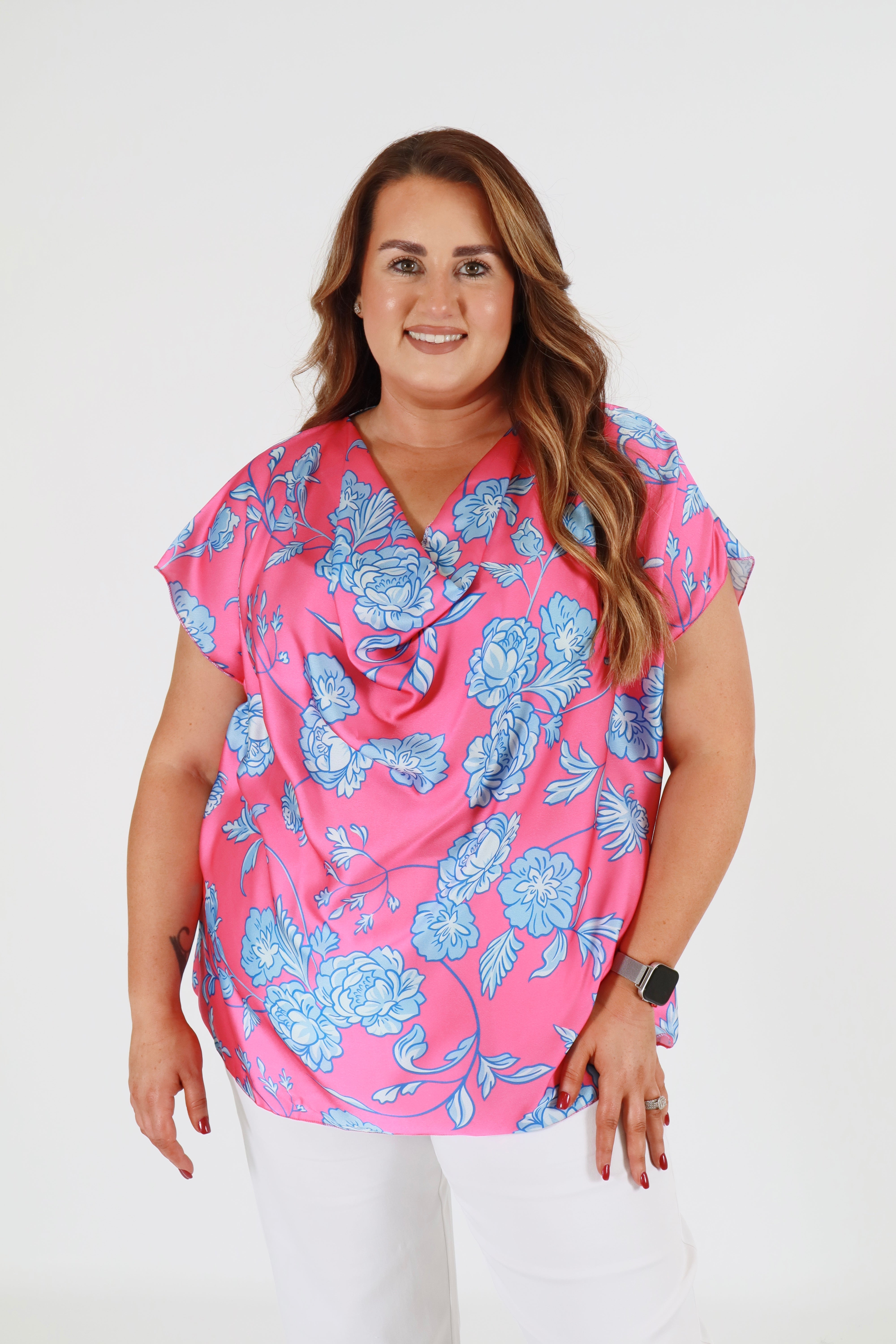 Harriet Blouse in Fuchsia