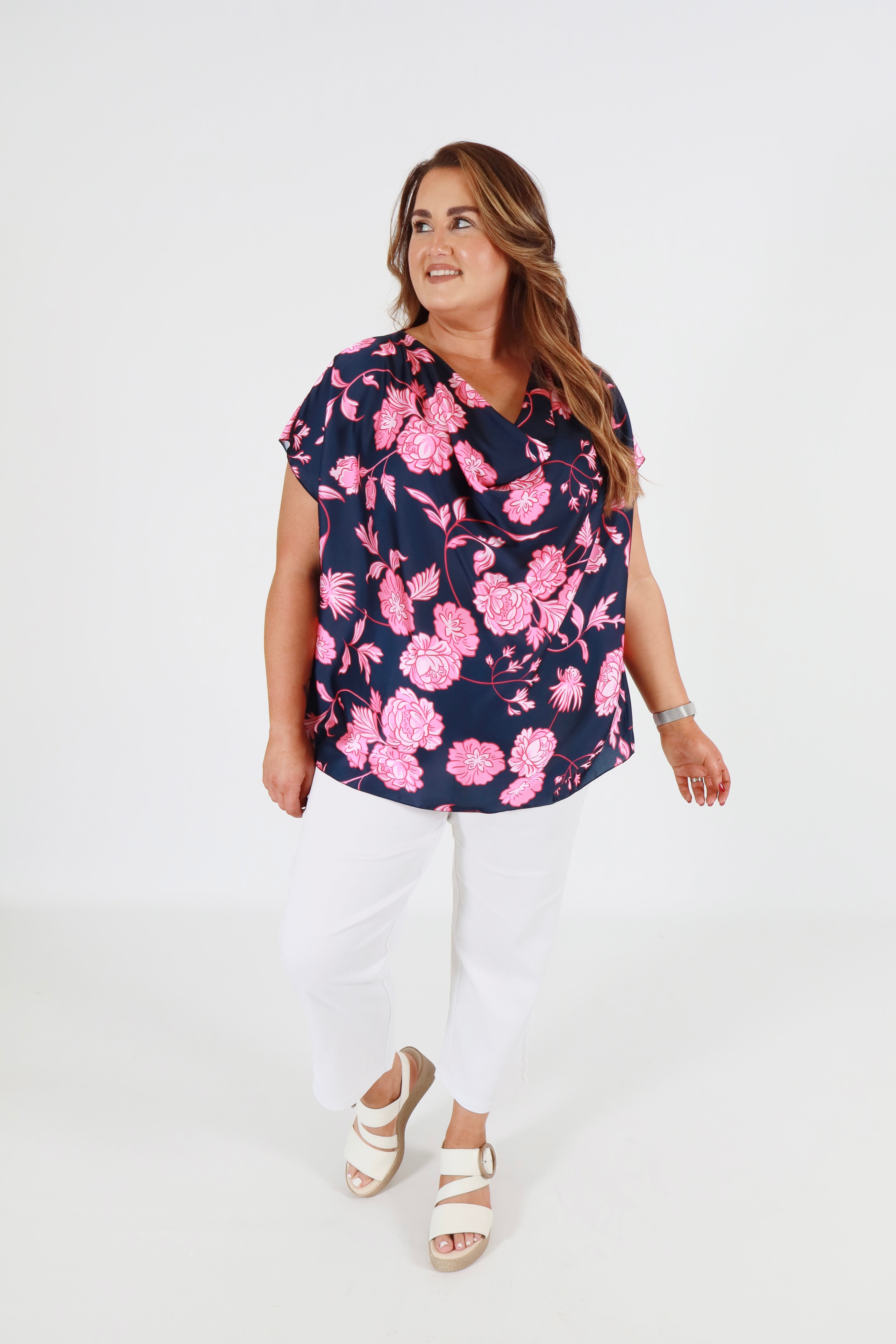 Harriet Blouse in Navy