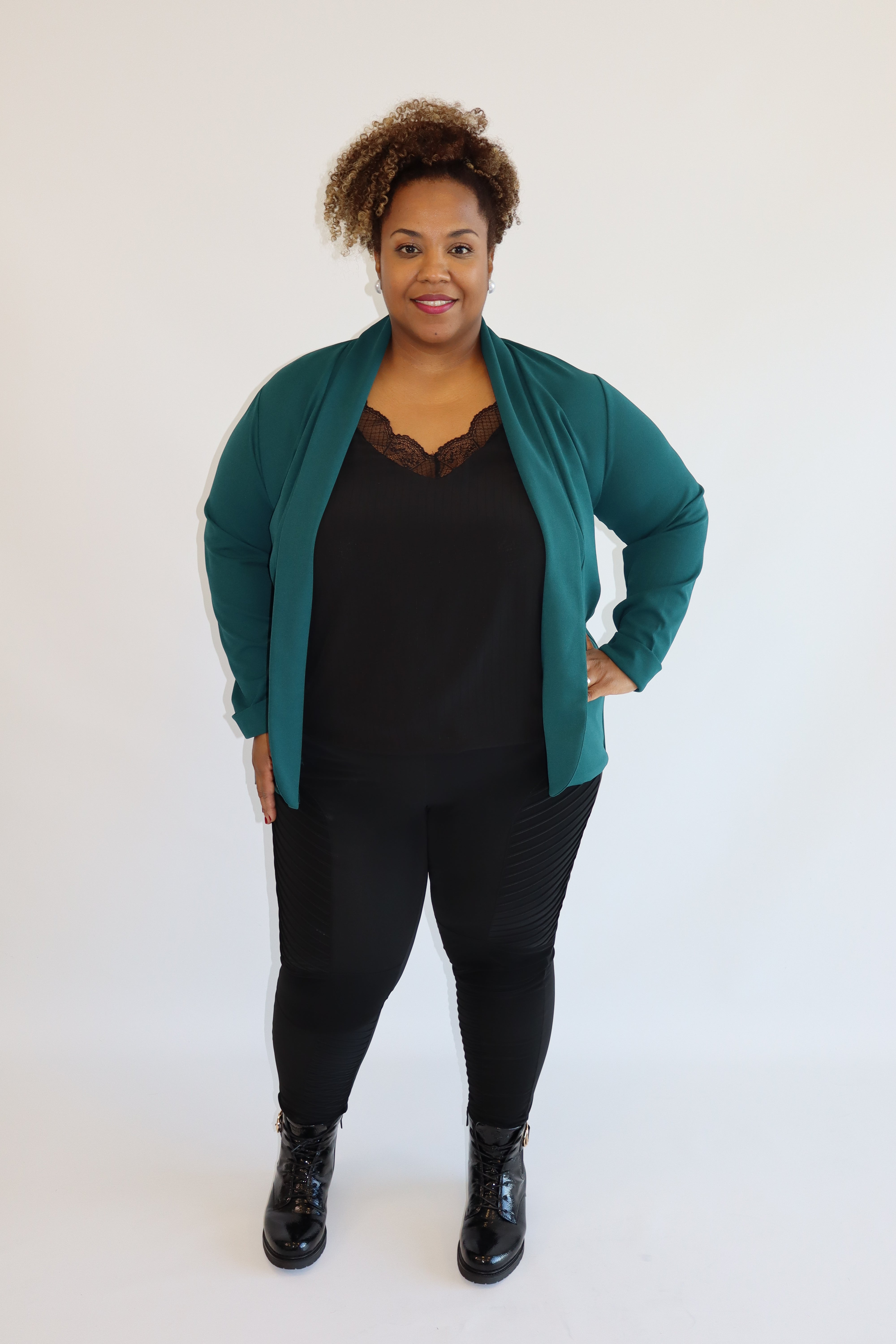 Esme Blazer in Teal