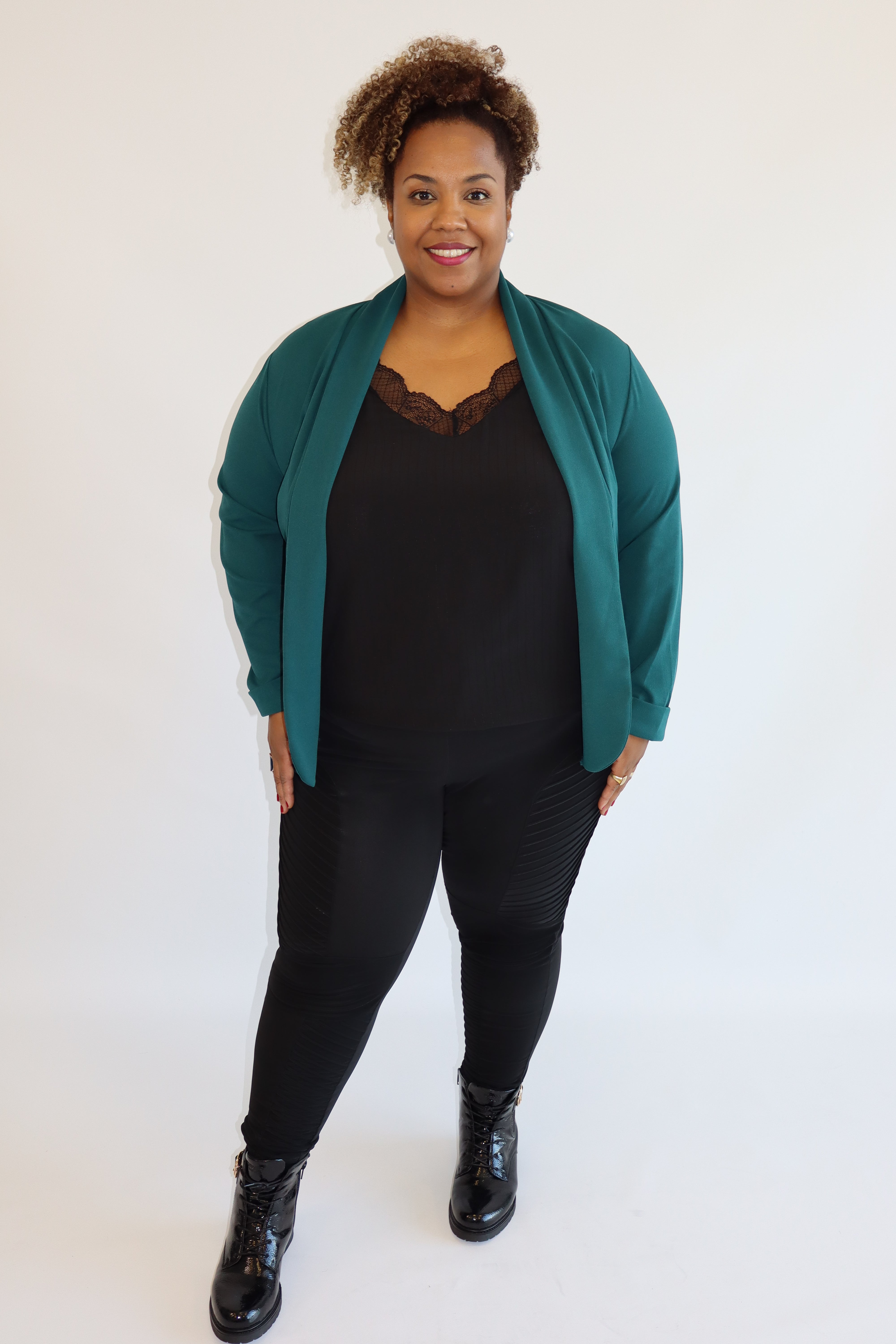 Esme Blazer in Teal