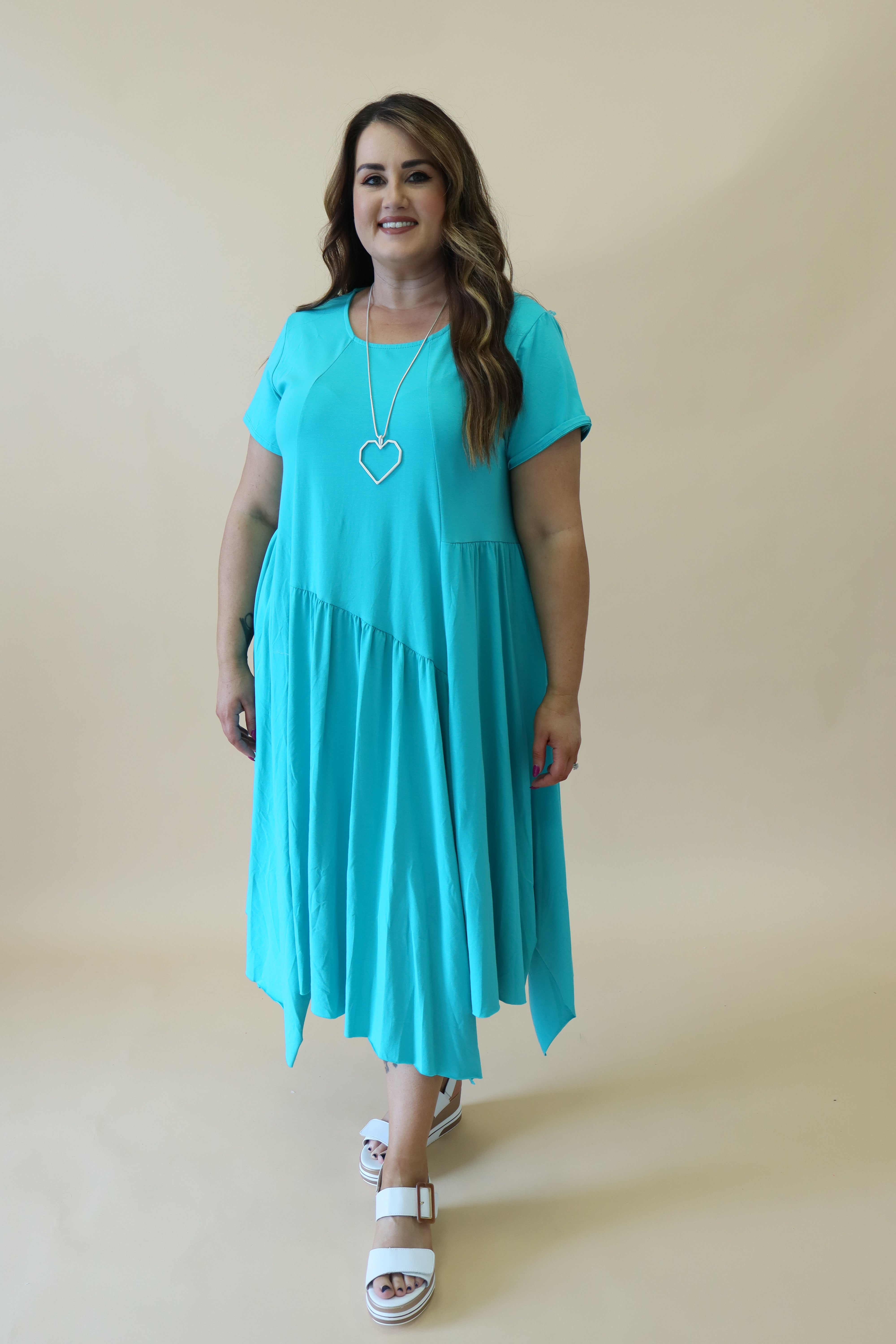 Tessa Dress in Teal