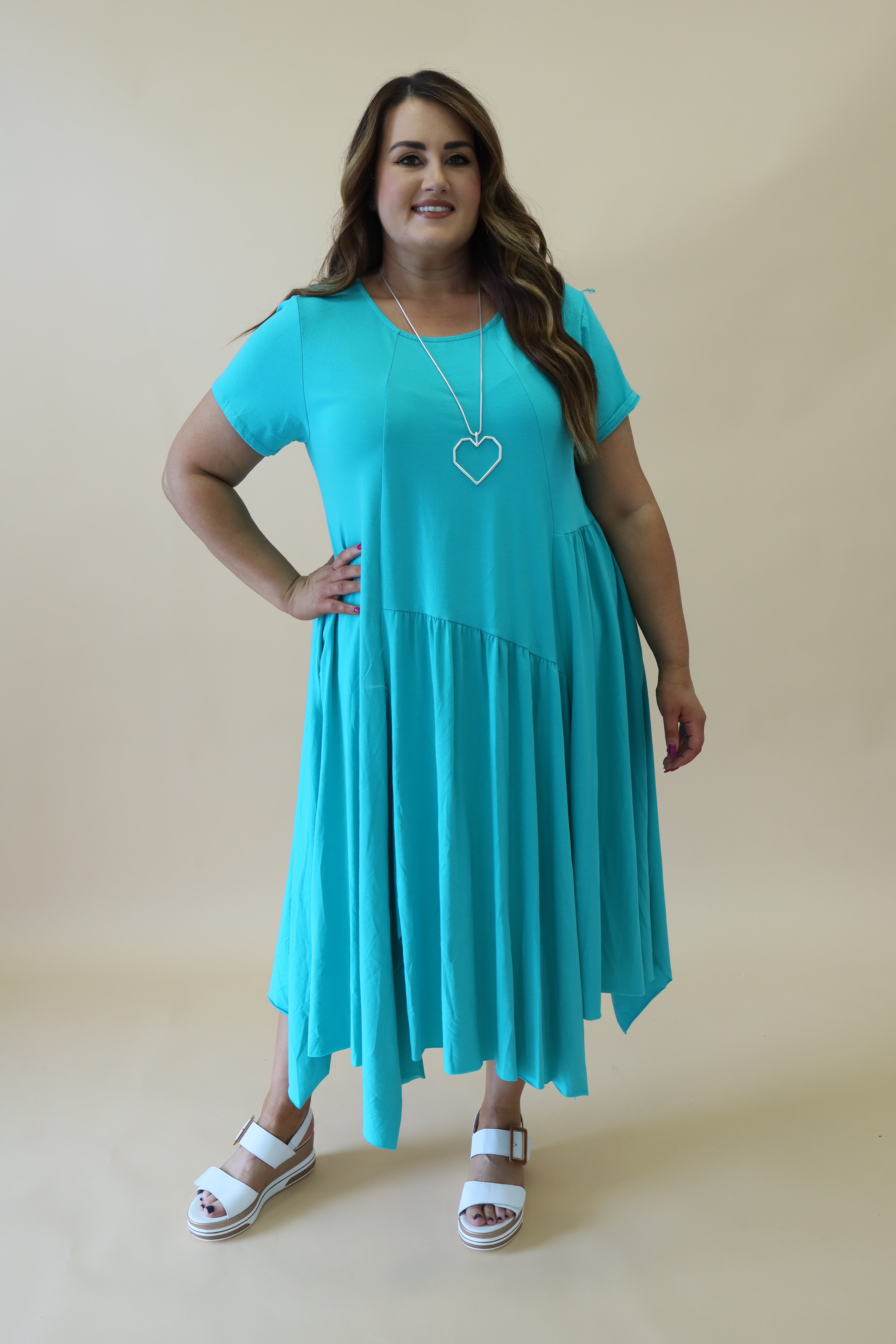 Tessa Dress in Teal