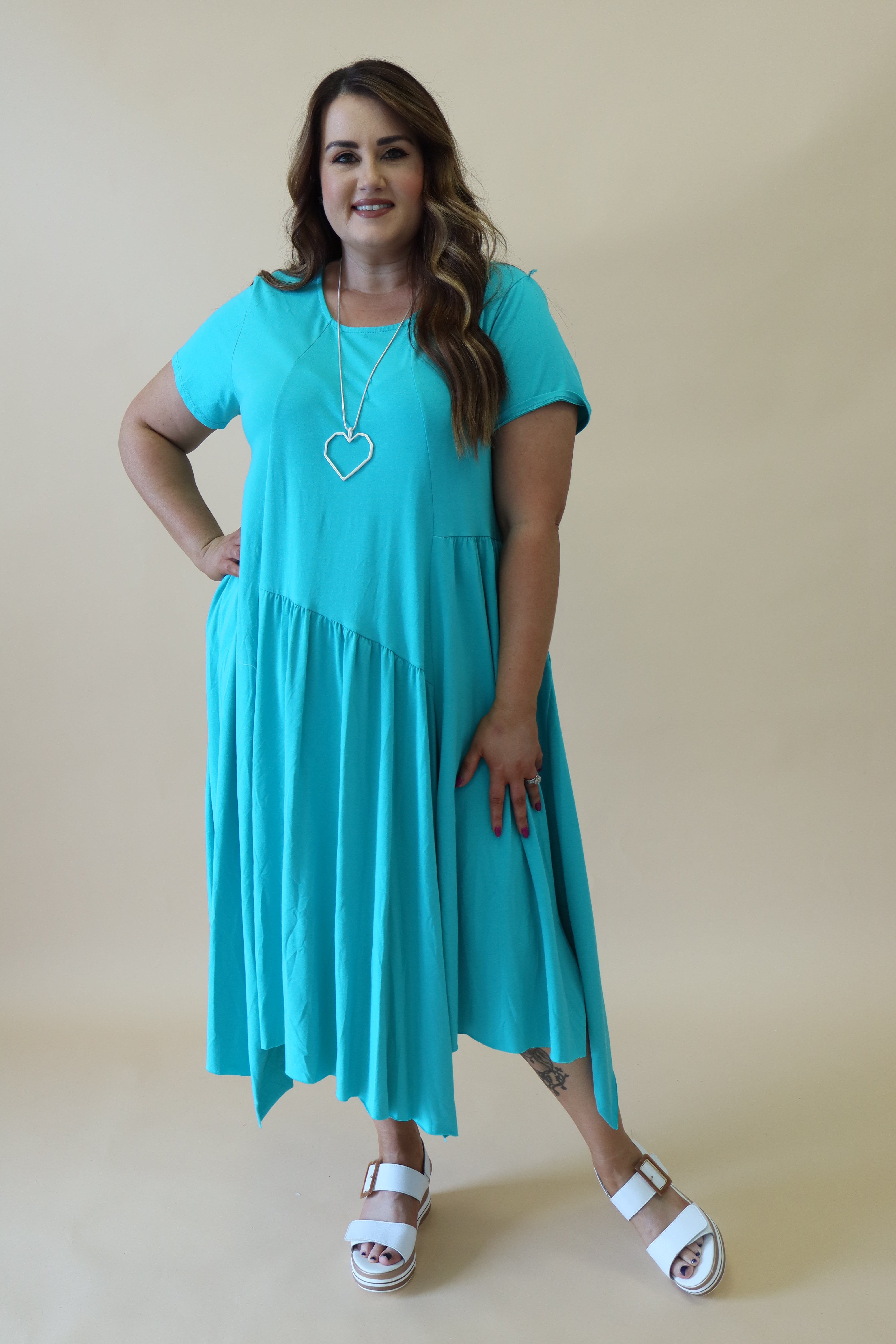 Tessa Dress in Teal