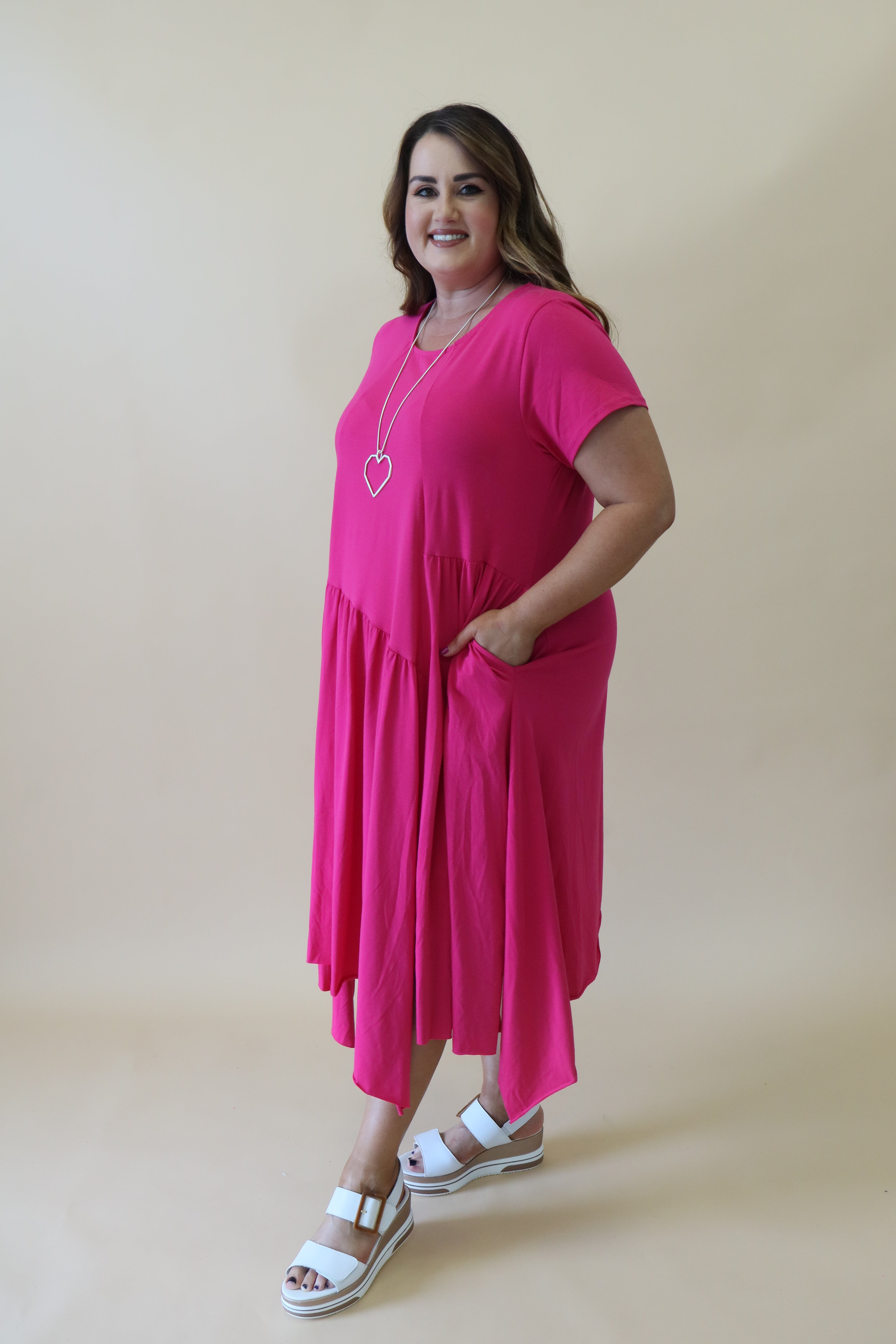 Tessa Dress in Pink