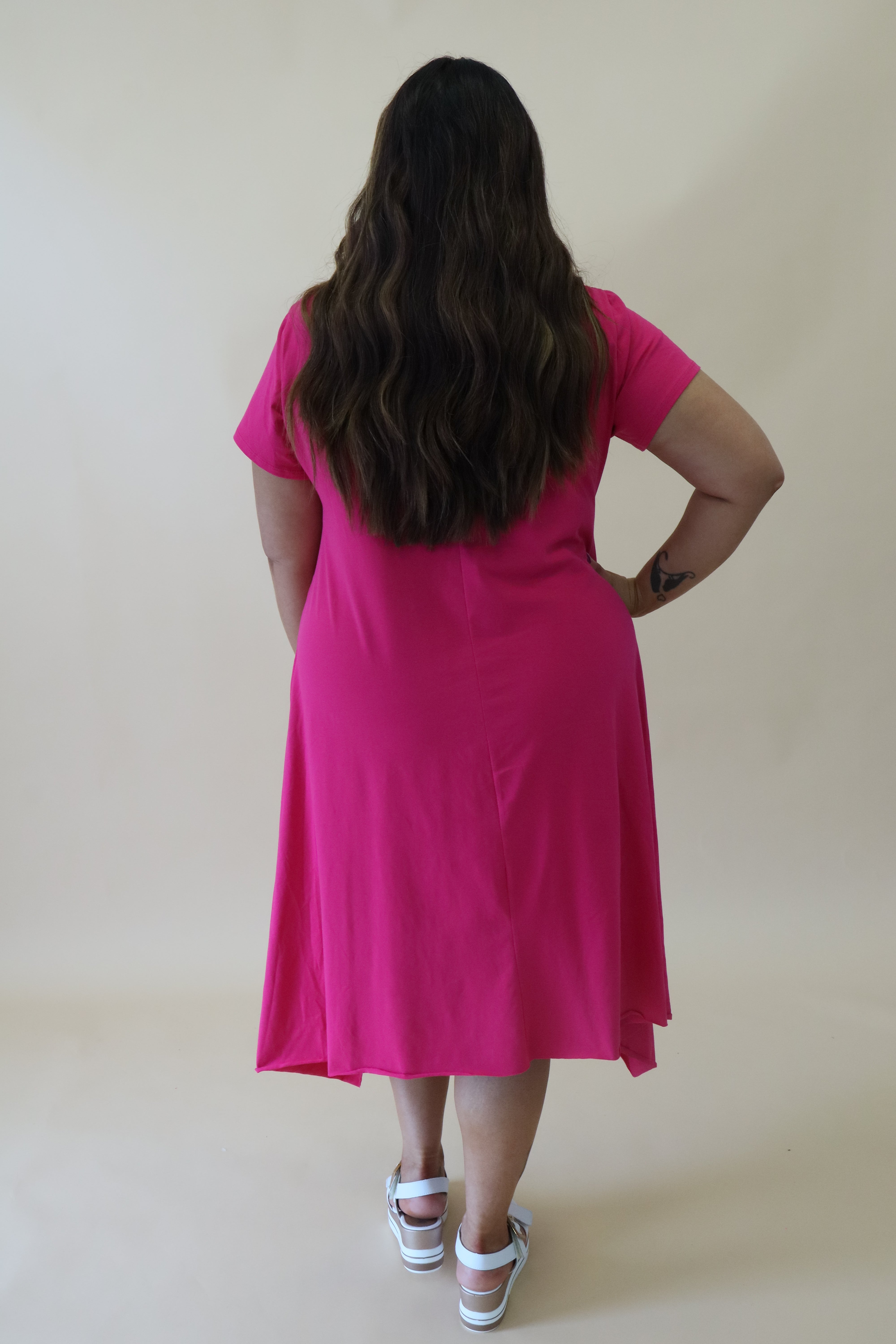 Tessa Dress in Pink