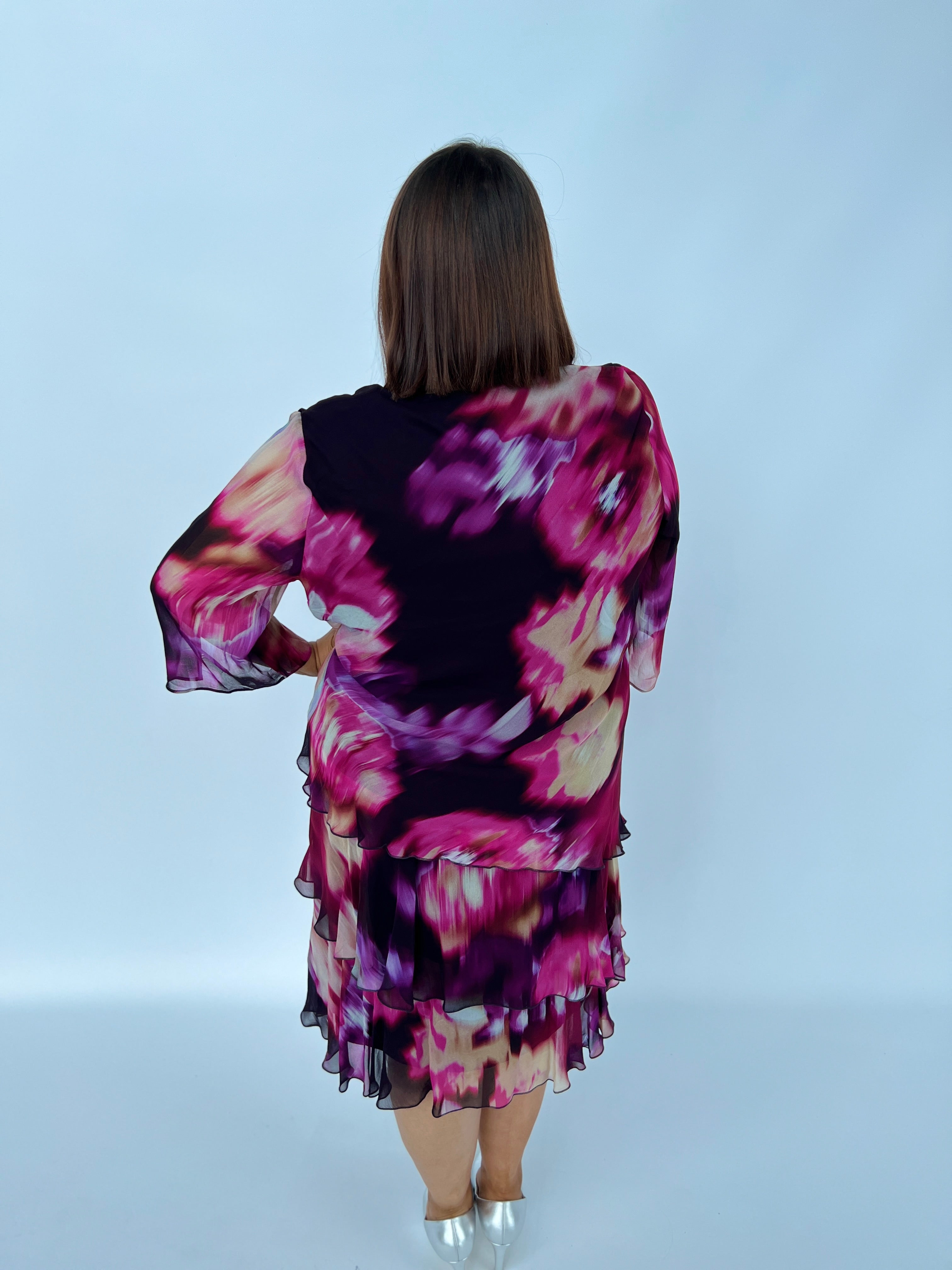 Godske Dress in Watercolour Pink