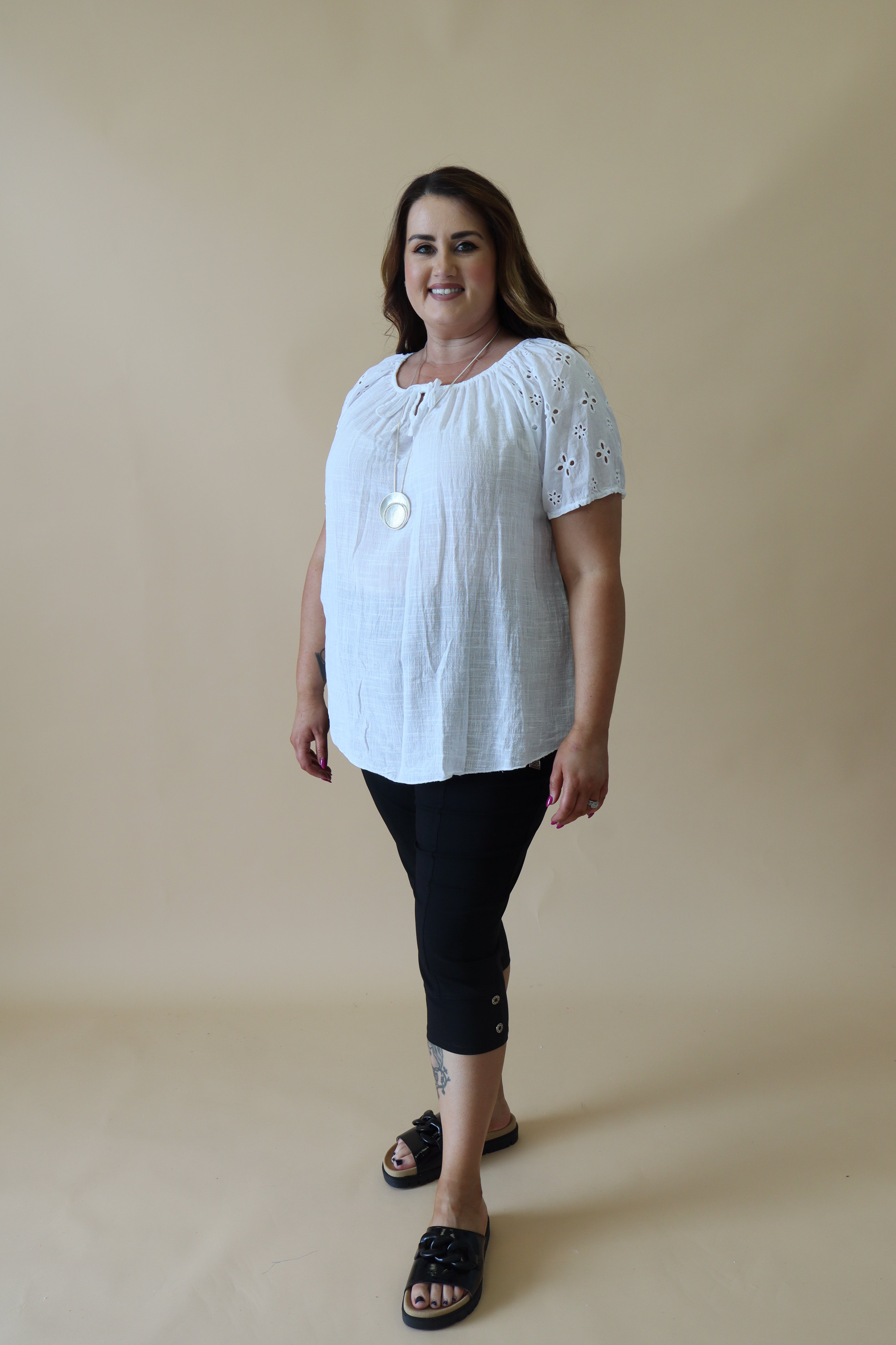 Helen Blouse in White