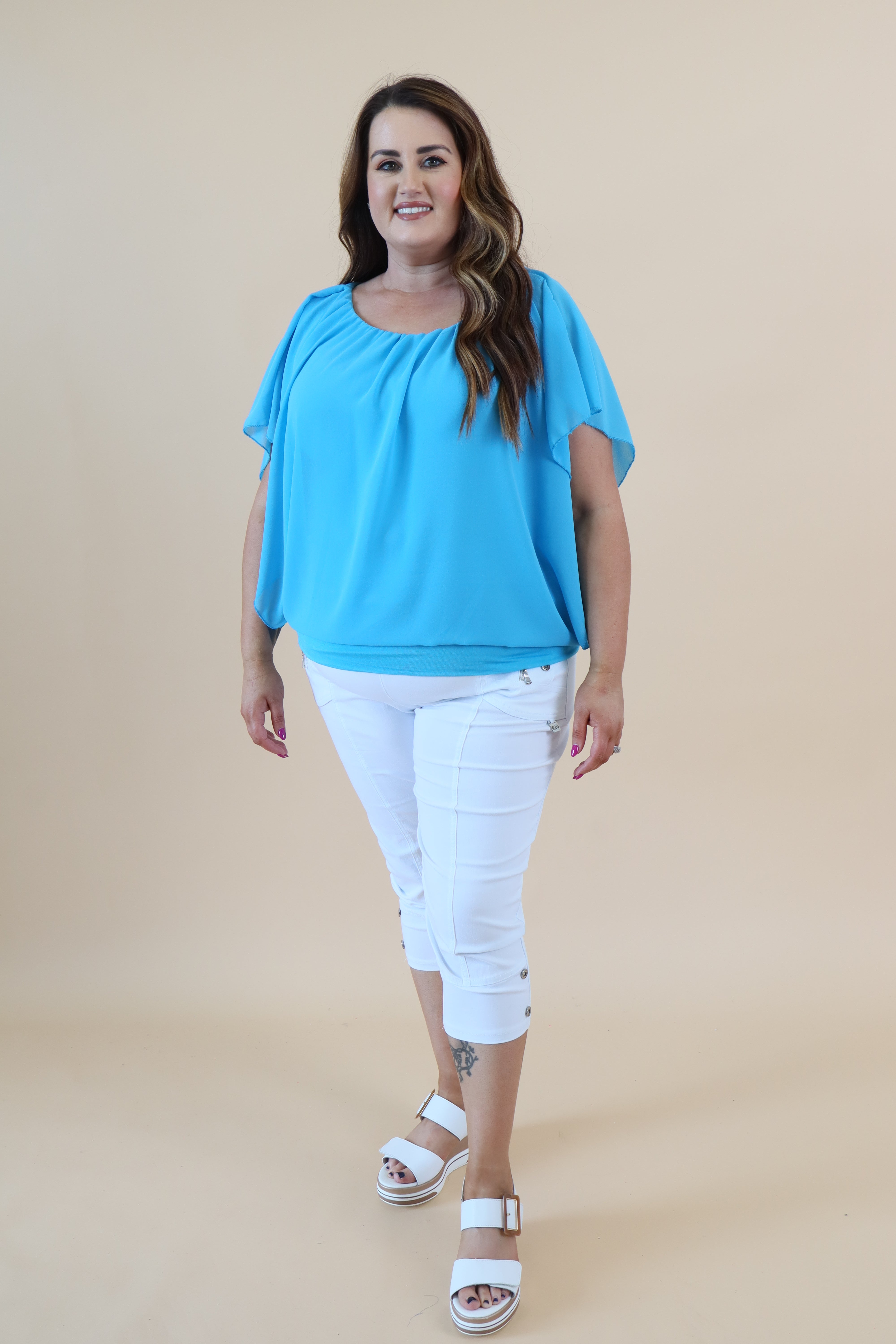 Magic Blouse in Turquoise Size 1
