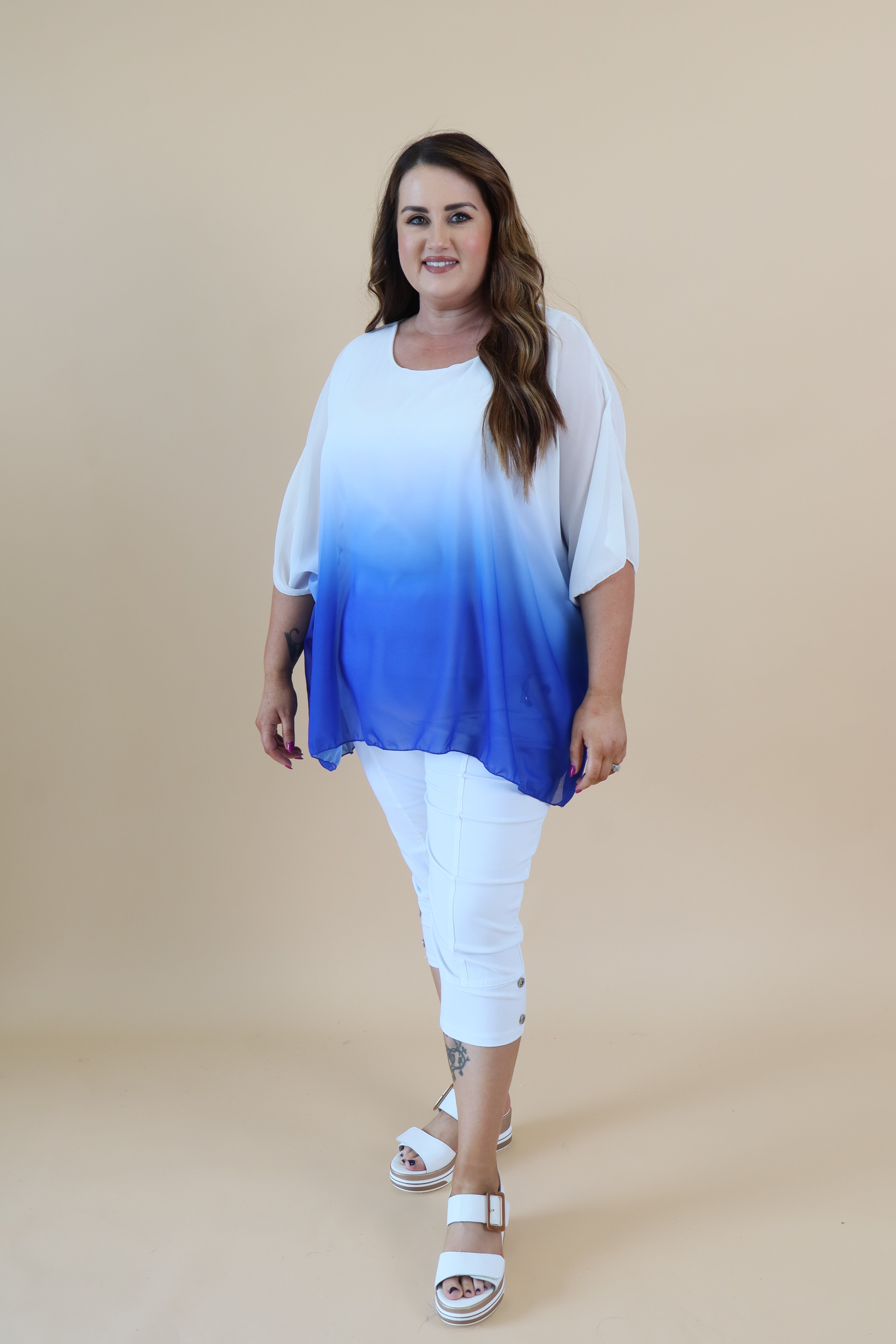 Nellie Blouse in Royal Blue