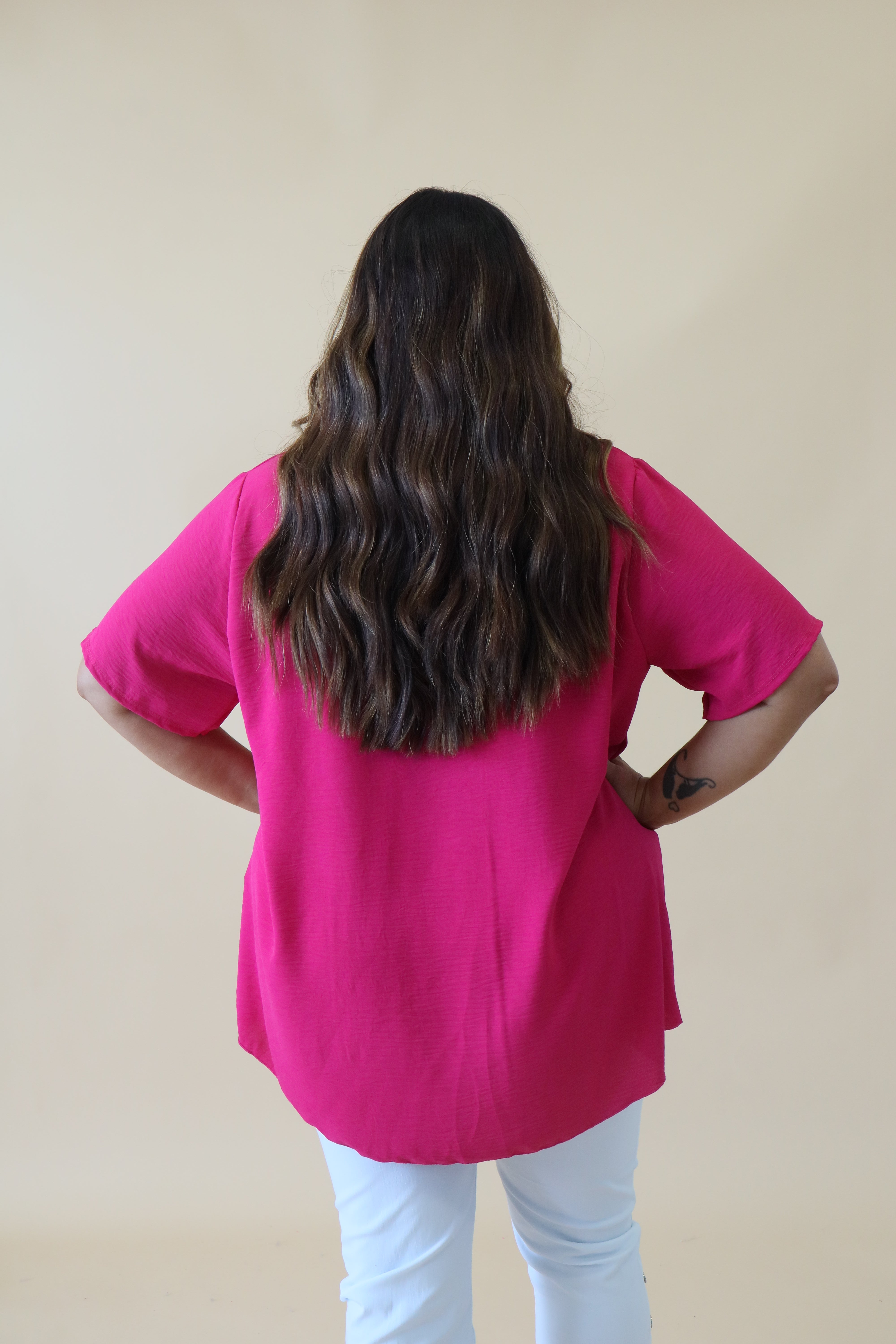 Ruth Sequin Top in Pink