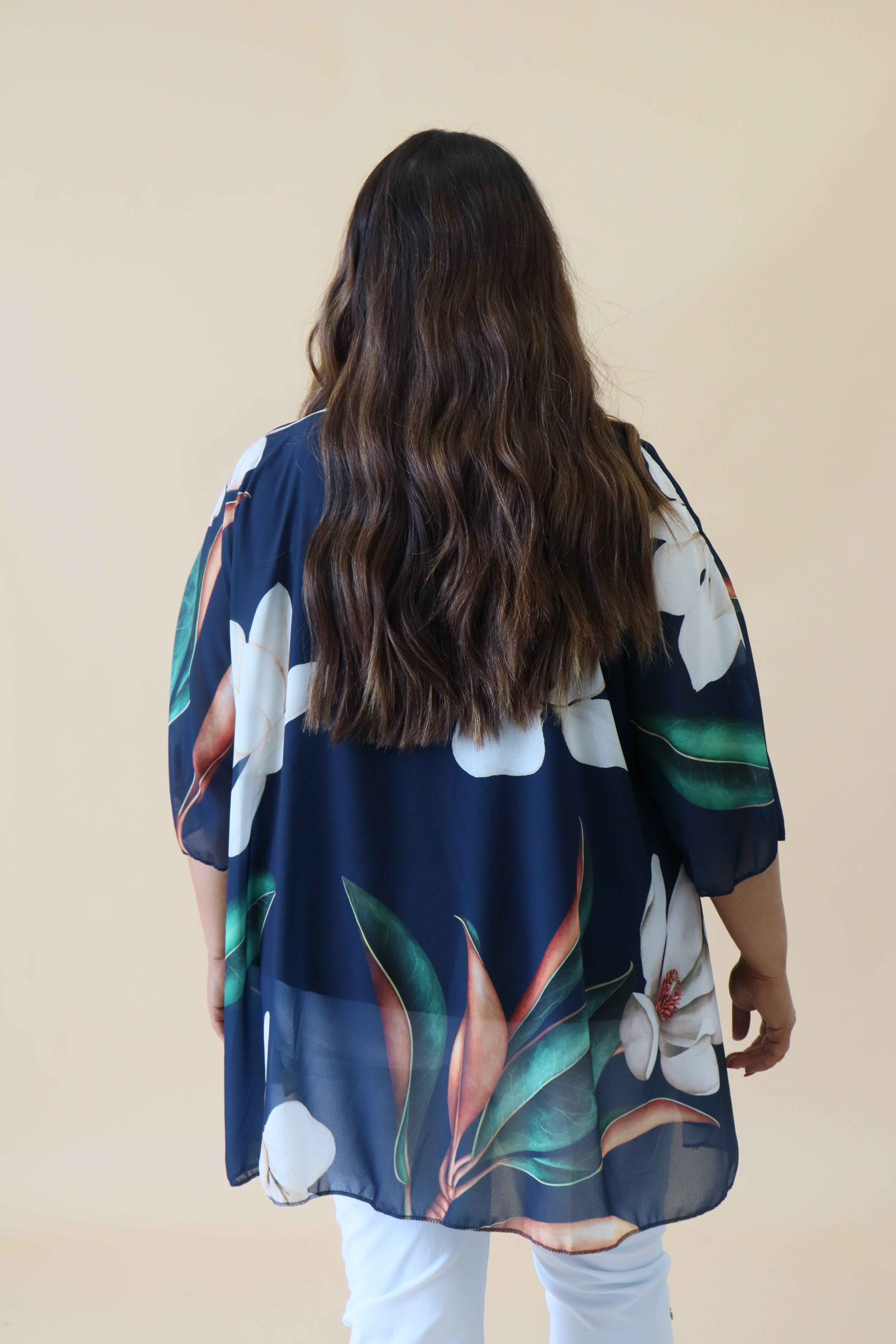 Camila Blouse in Navy