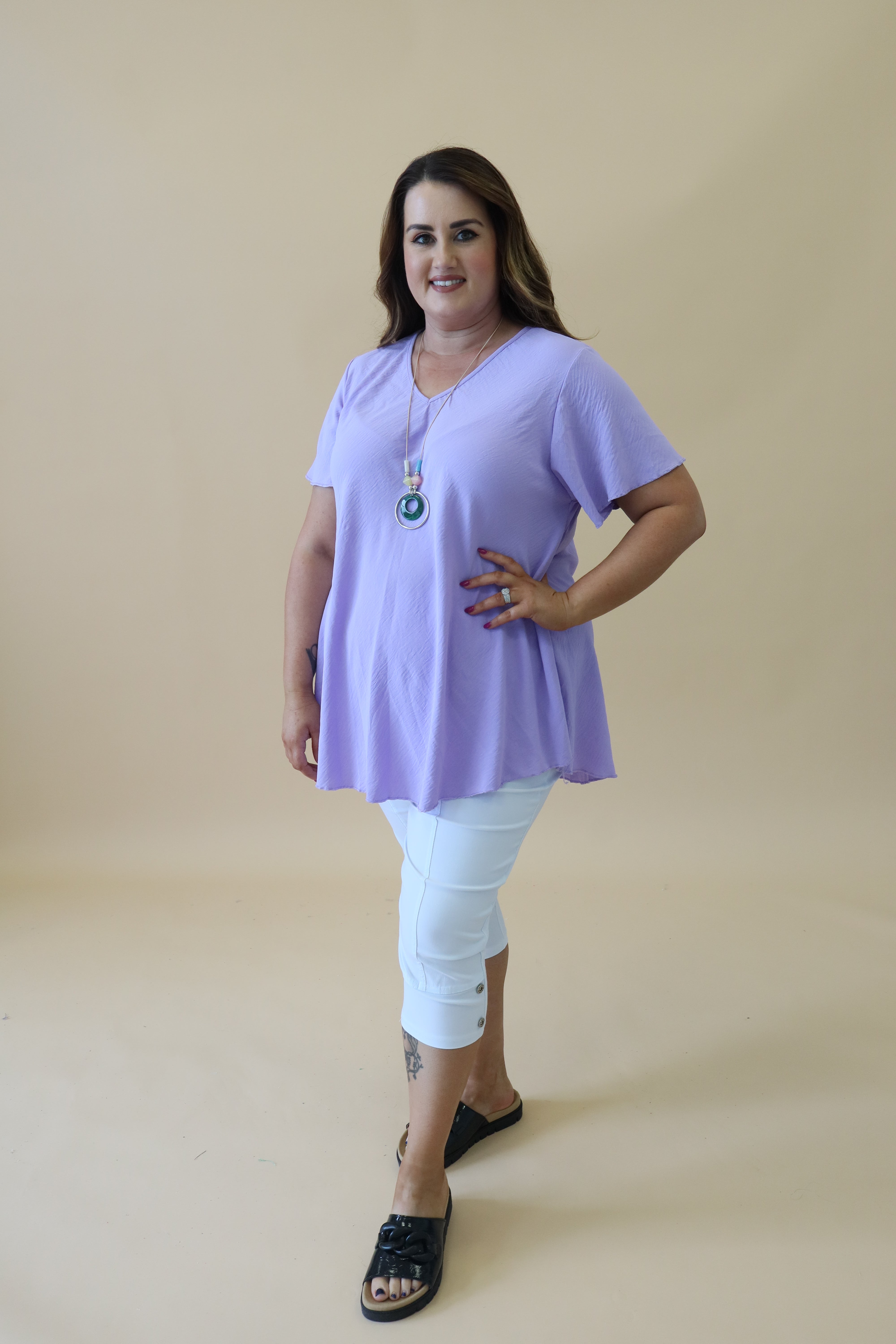 Nina Blouse in Purple