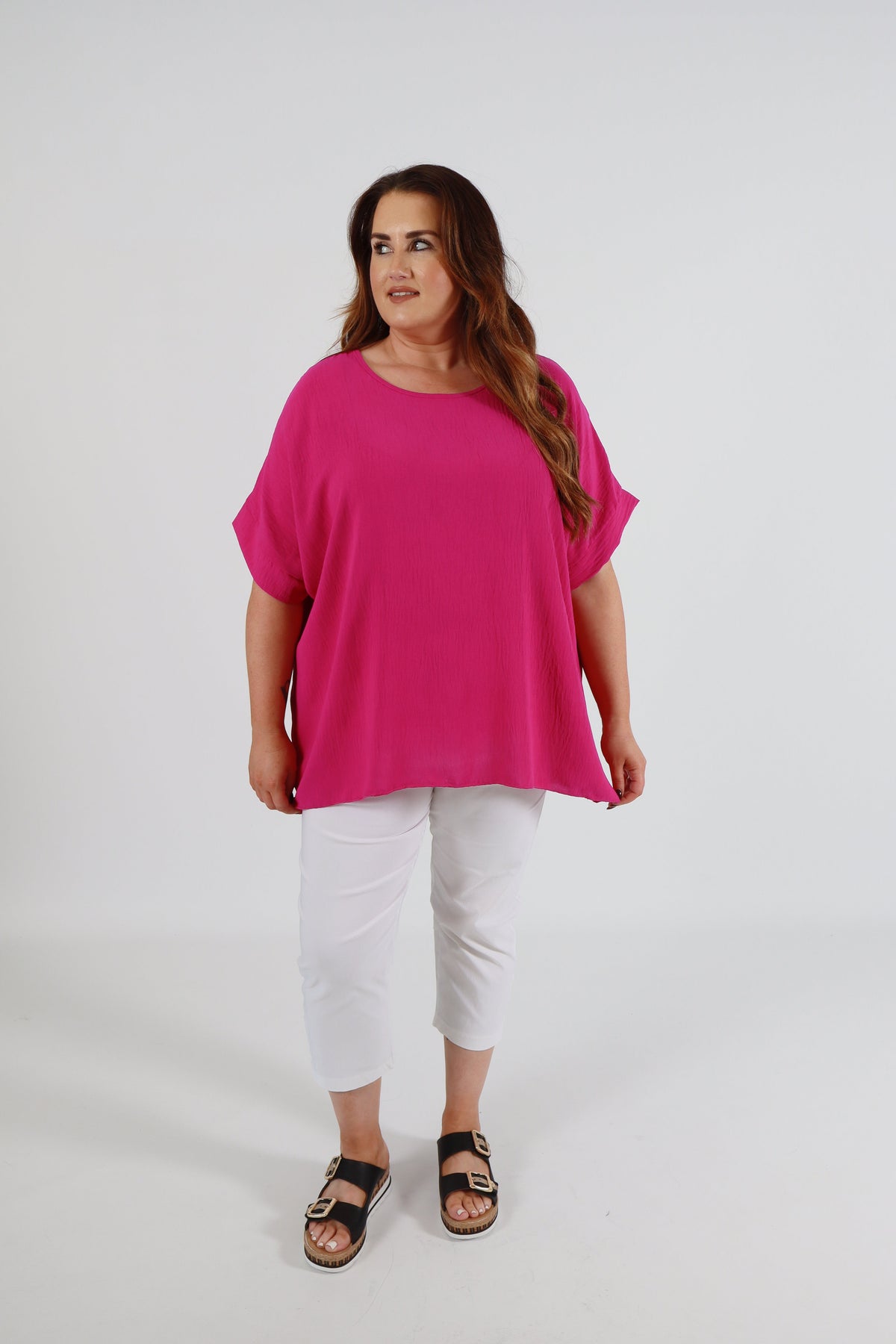 Rachel Blouse in Magenta