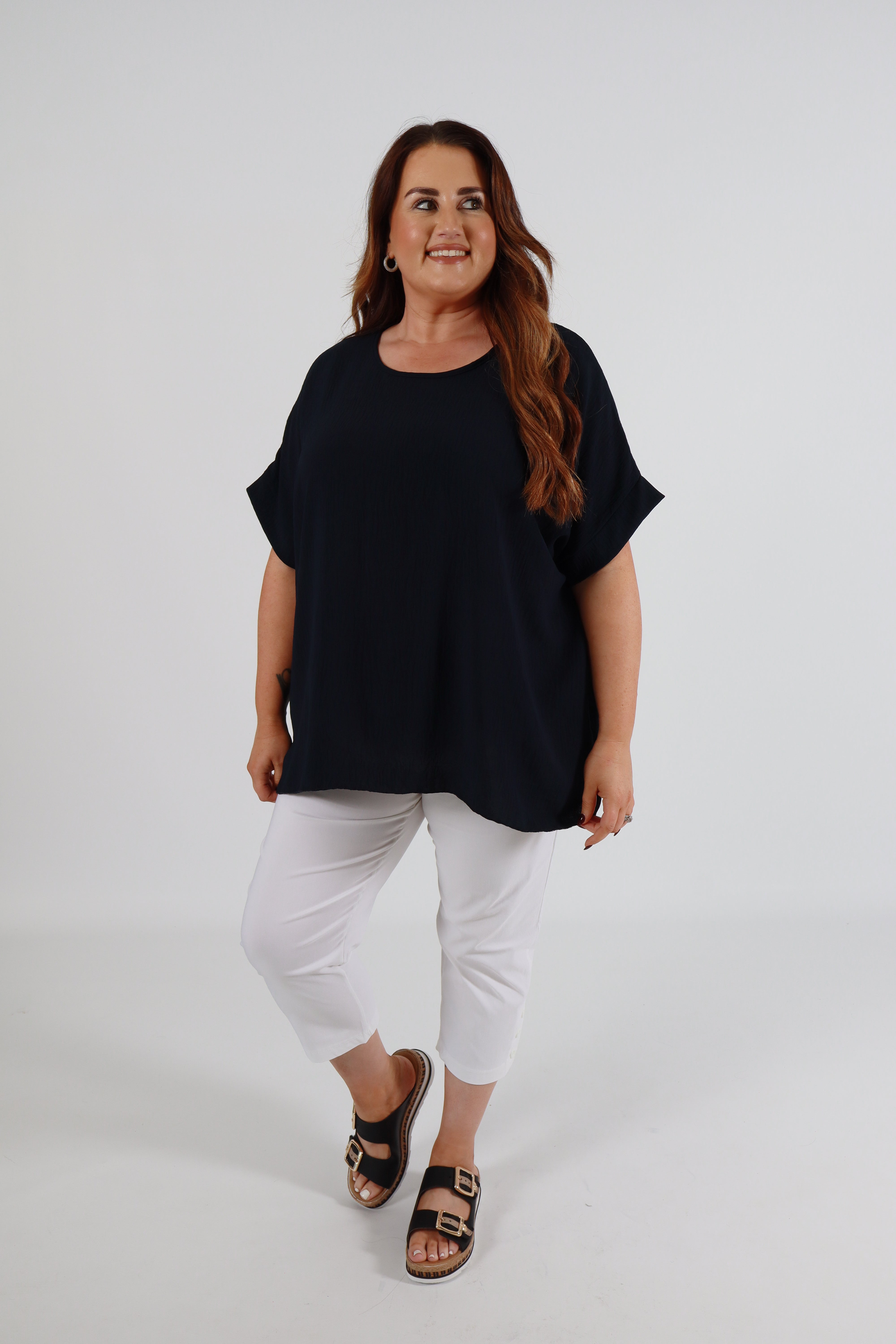 Rachel Blouse in Navy