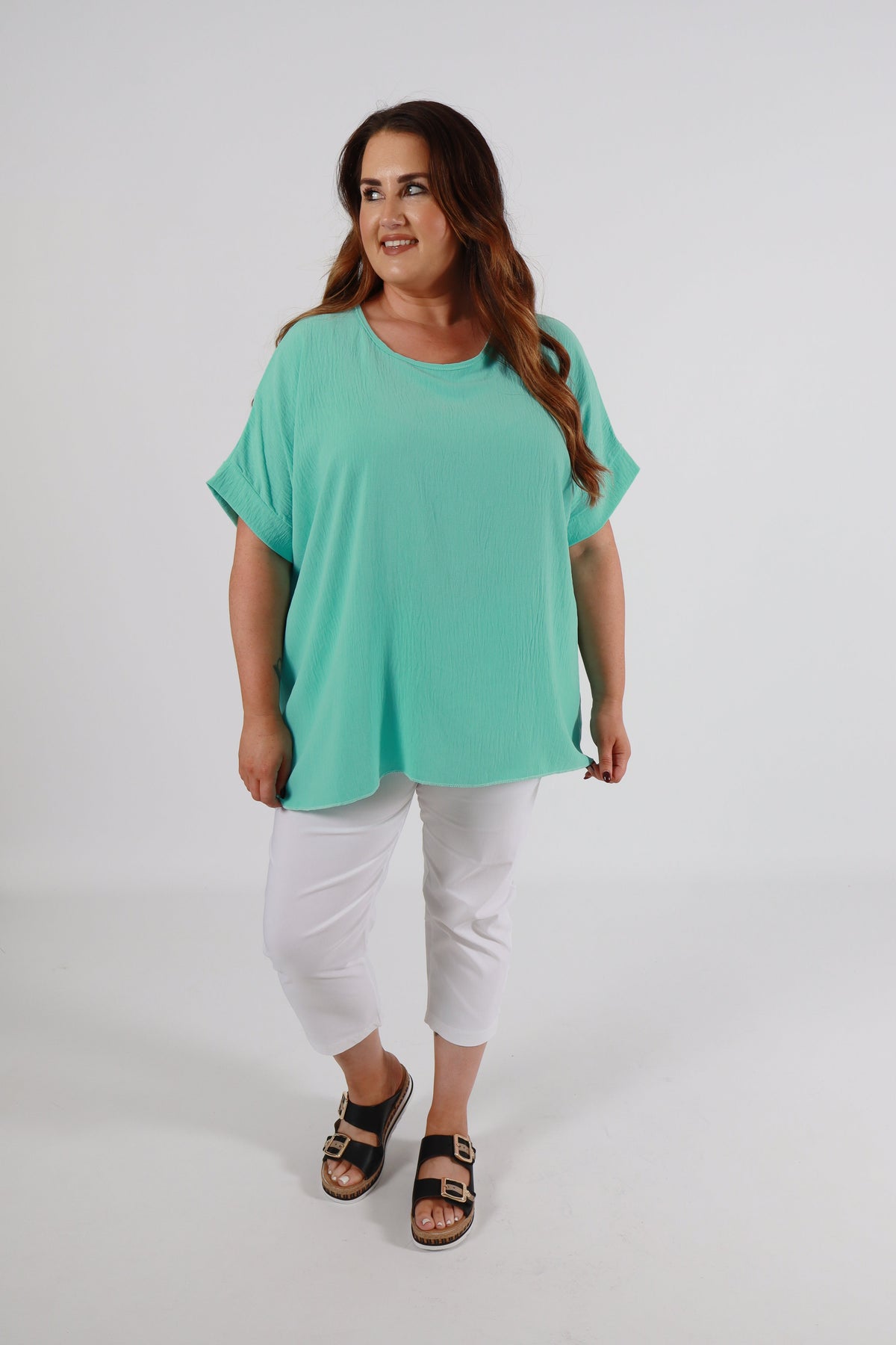 Rachel Blouse in Turquoise