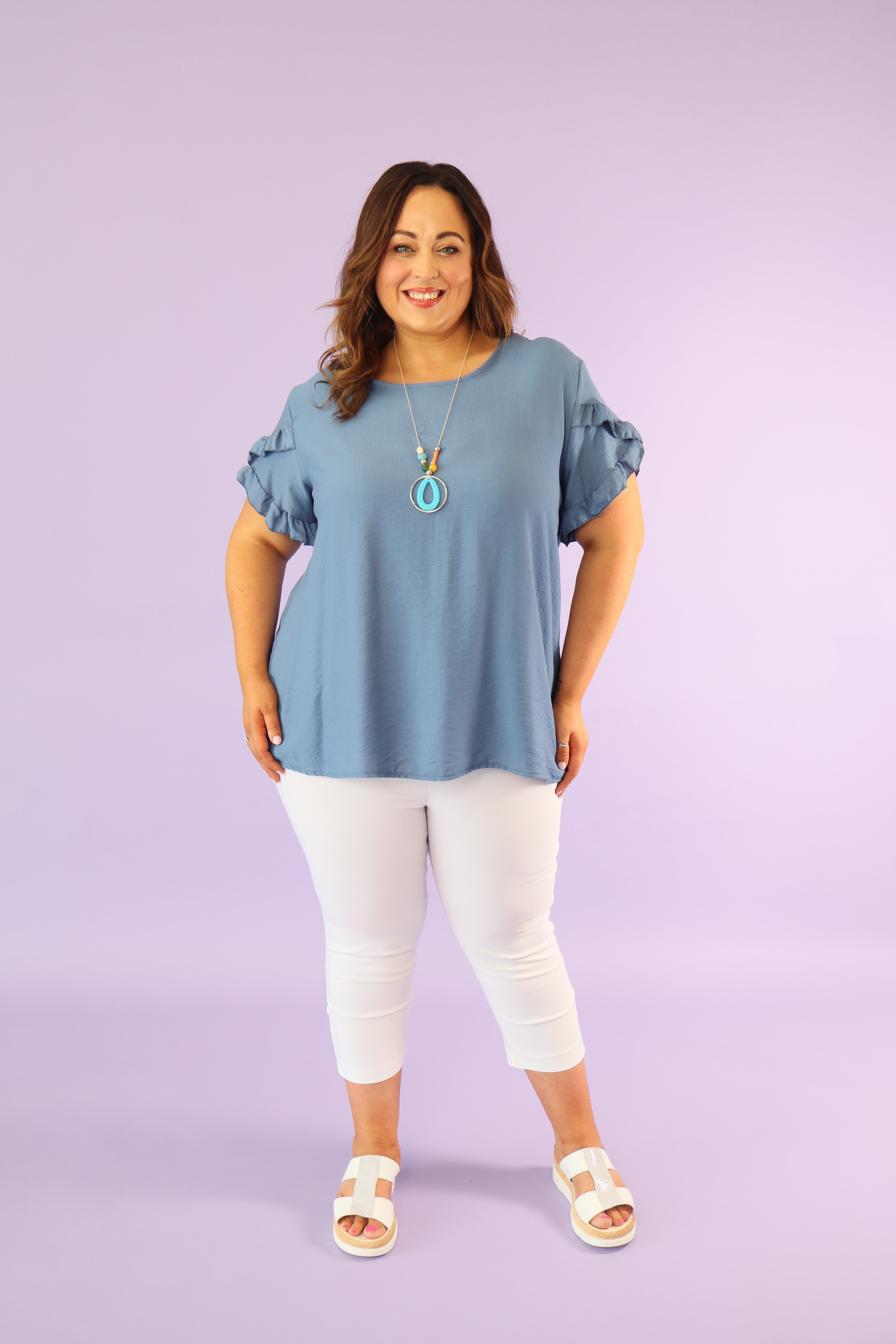 Fiadh Blouse in Denim