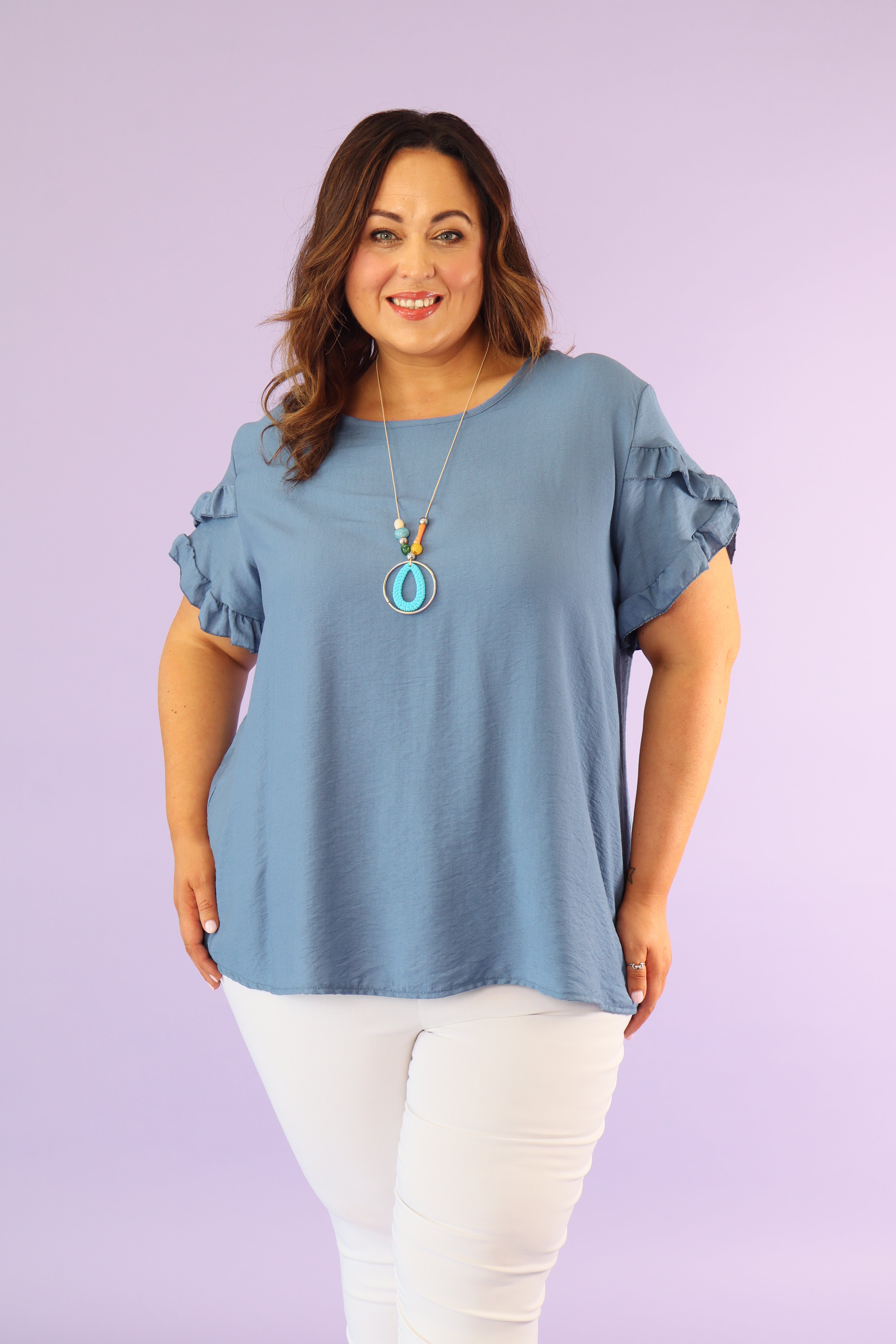 Fiadh Blouse in Denim