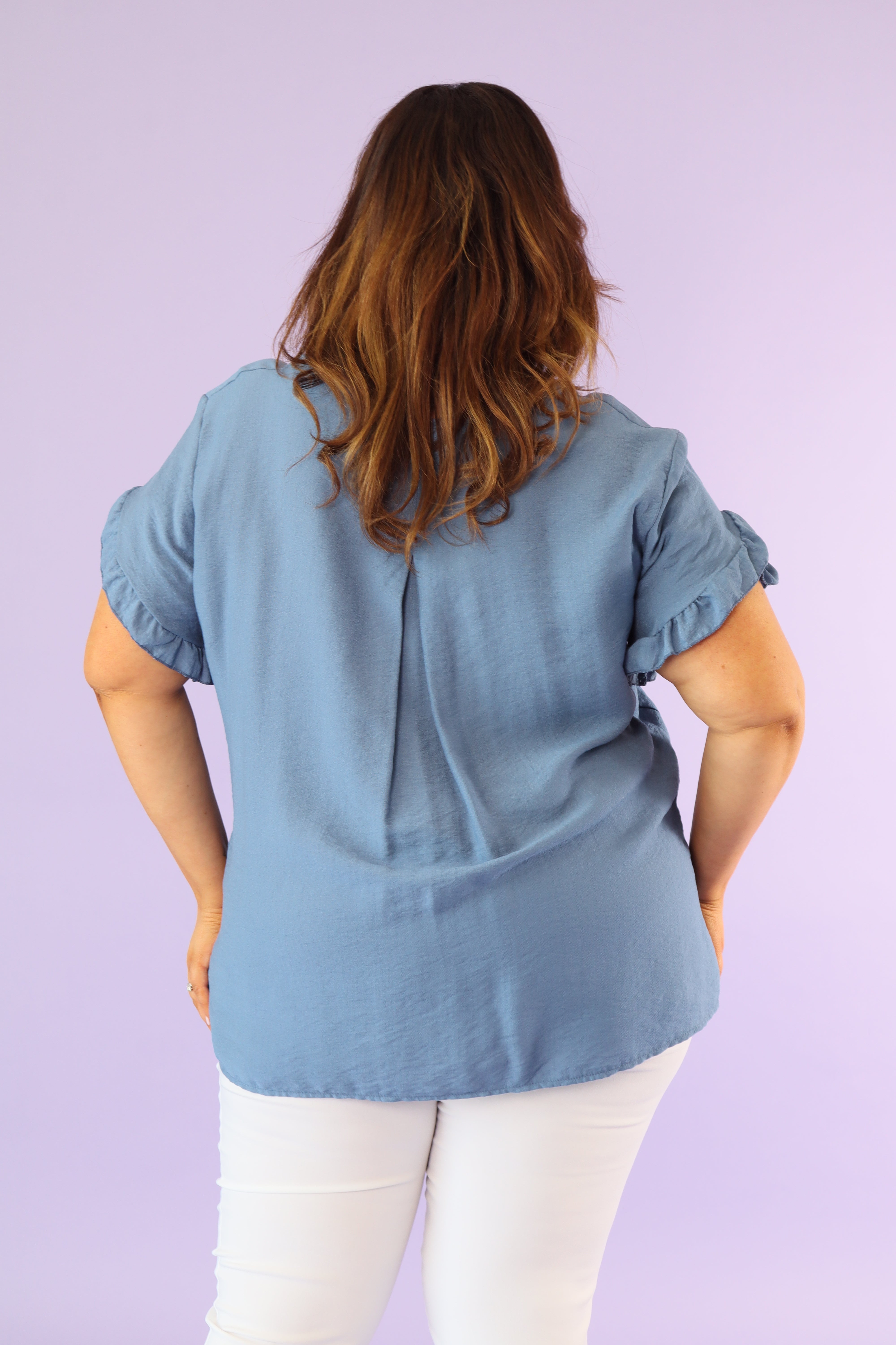 Fiadh Blouse in Denim