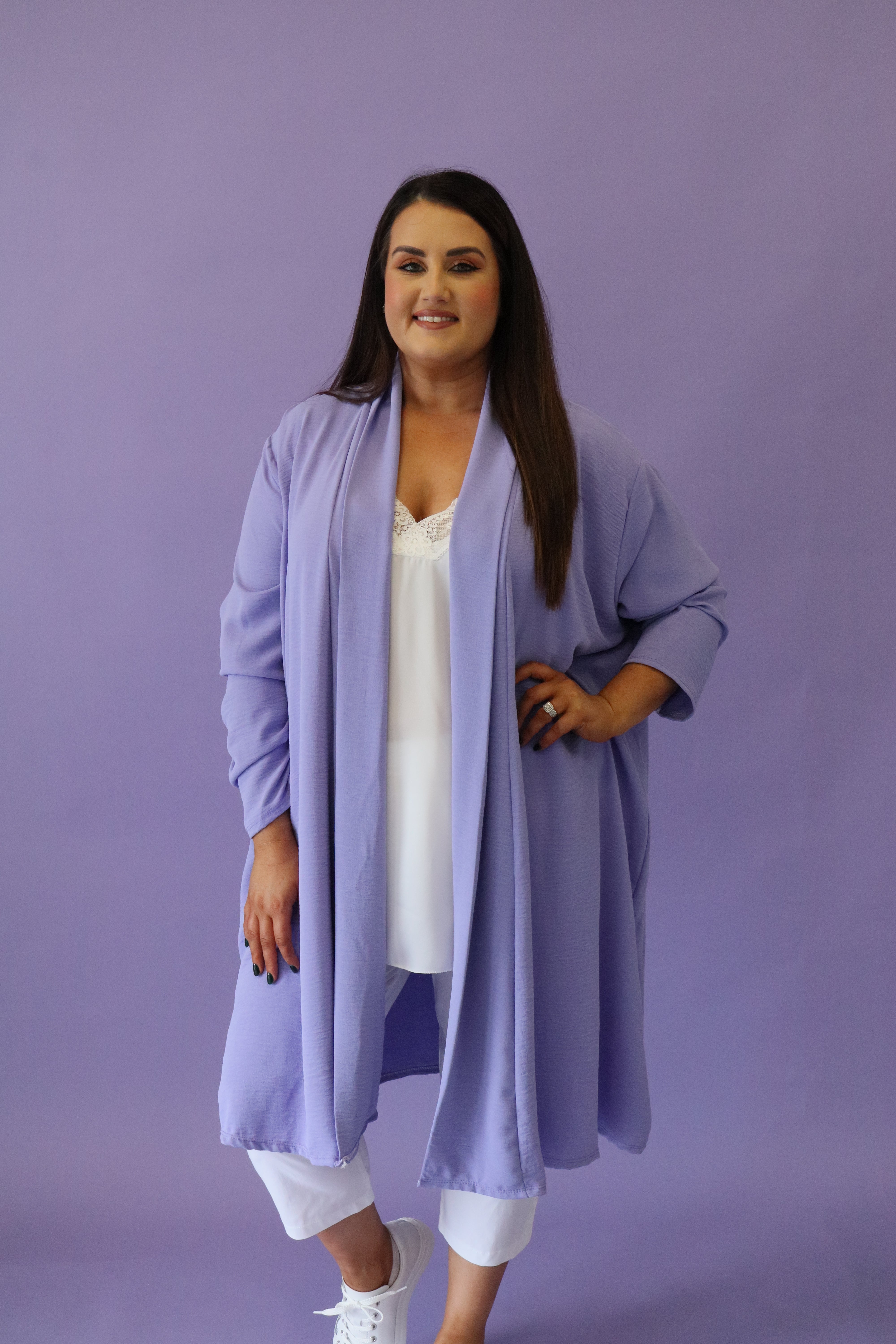 Raya Purple Cardigan