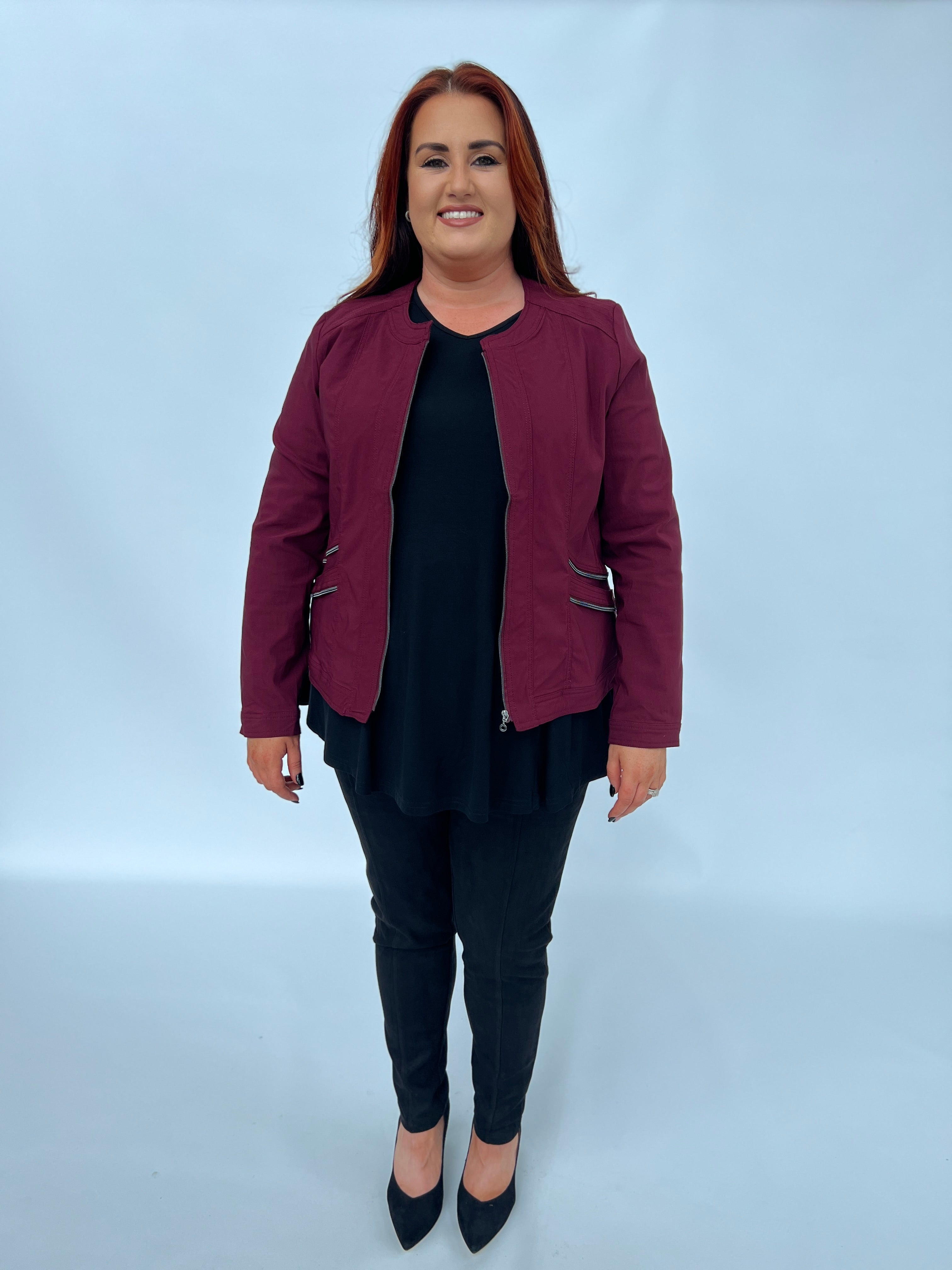 Pinns Suede Trousers in Black