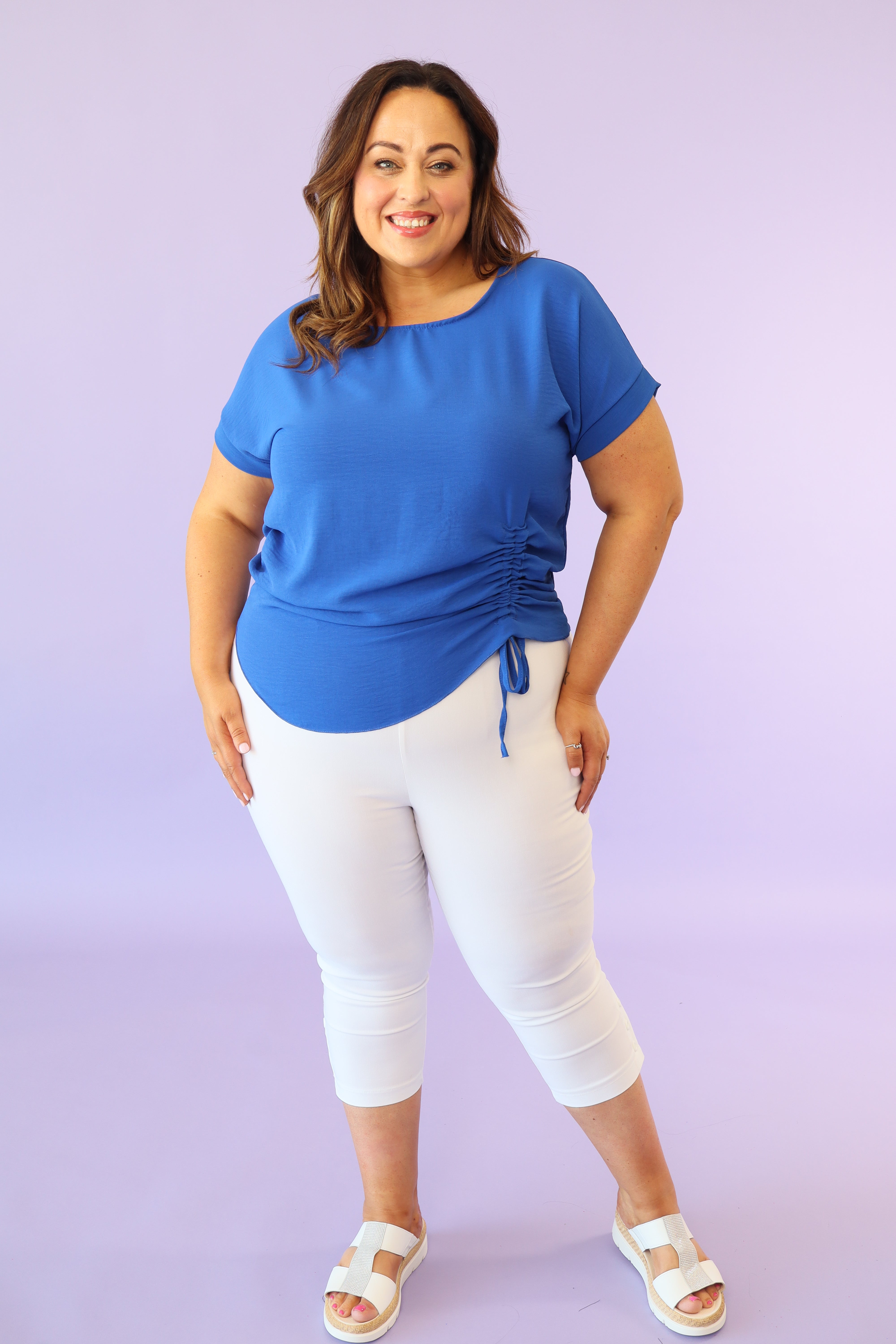 Croia Blouse in Royal Blue
