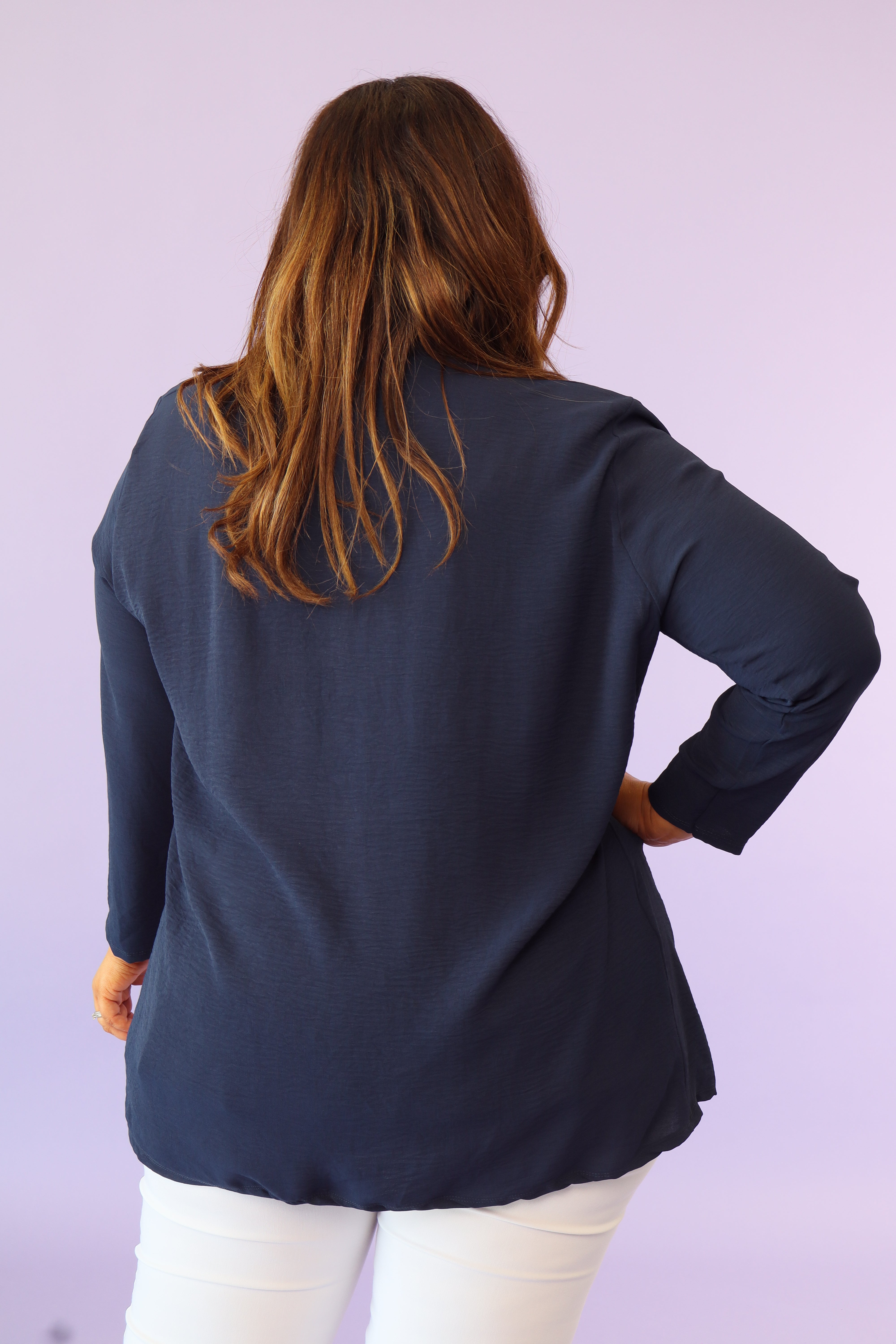 Rua Edge to Edge Blazer in Navy