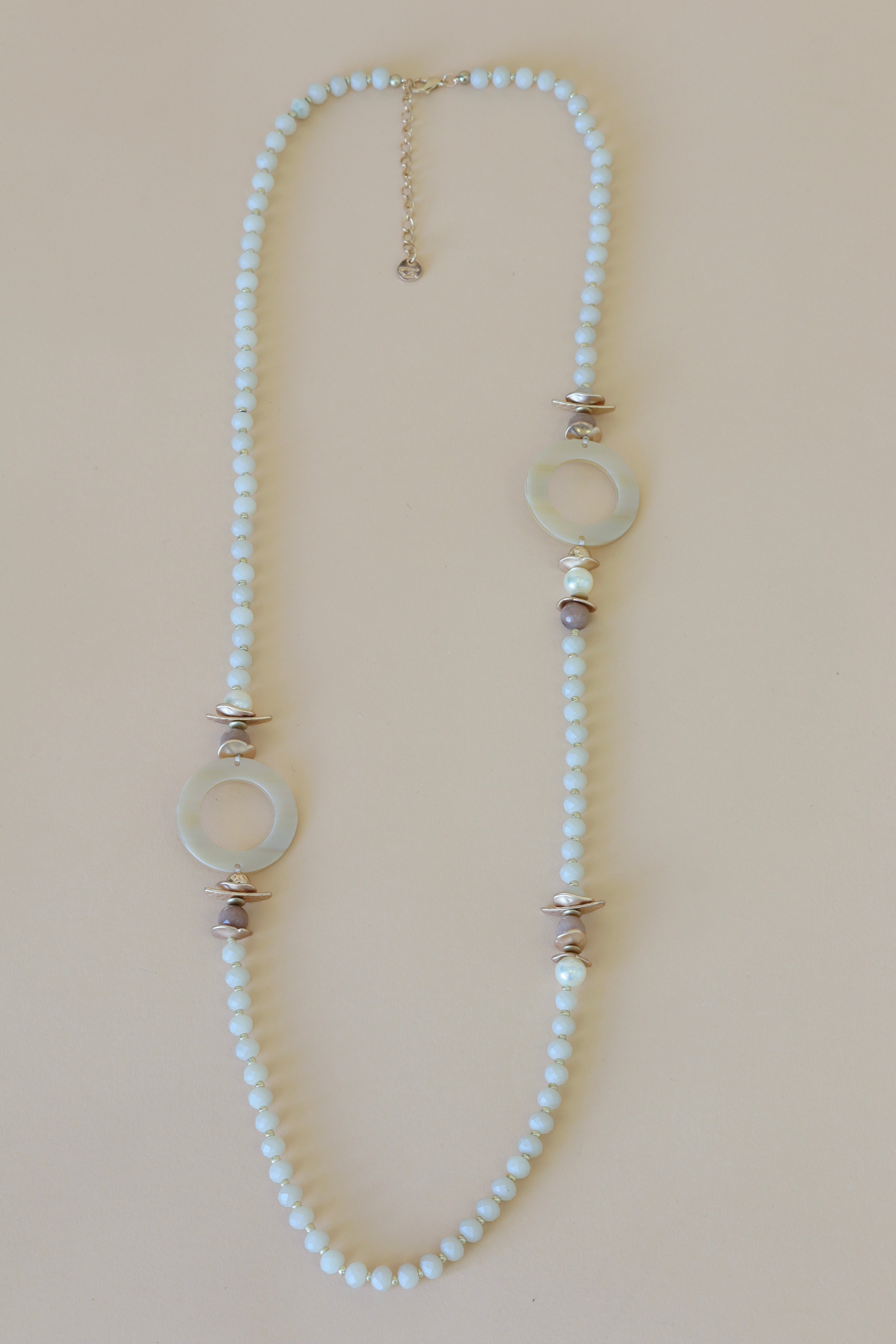Ali Necklace in Cream