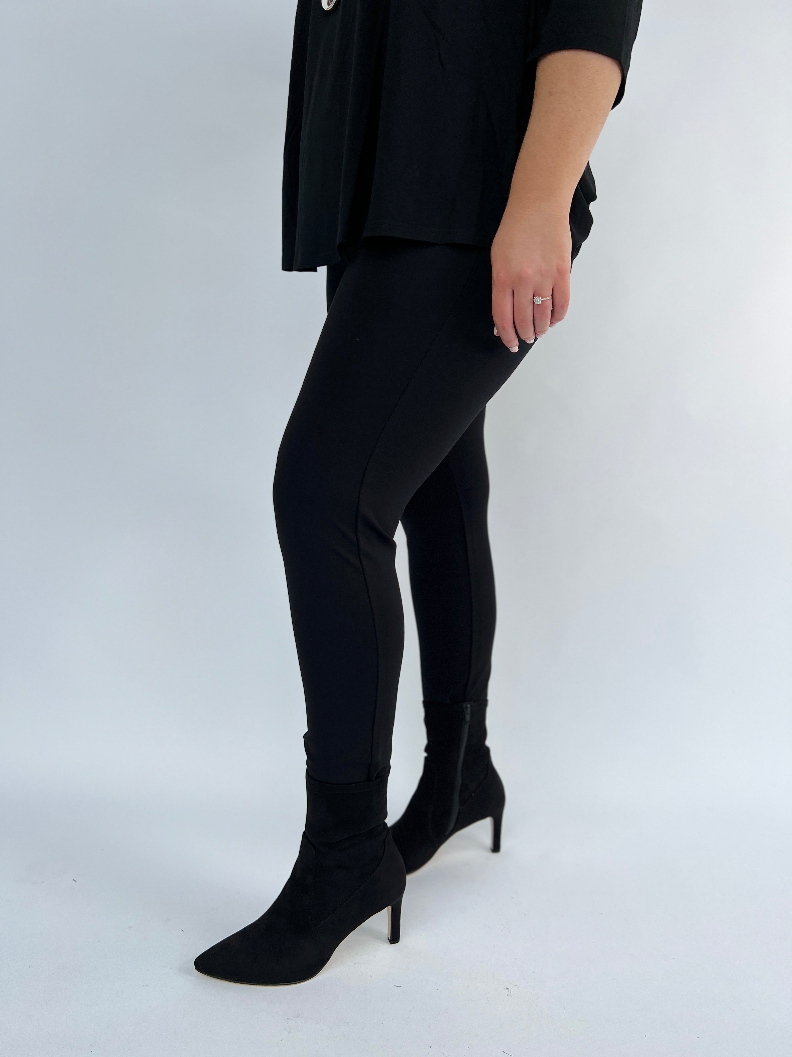 Pinns Tregging in Black - Wardrobe Plus