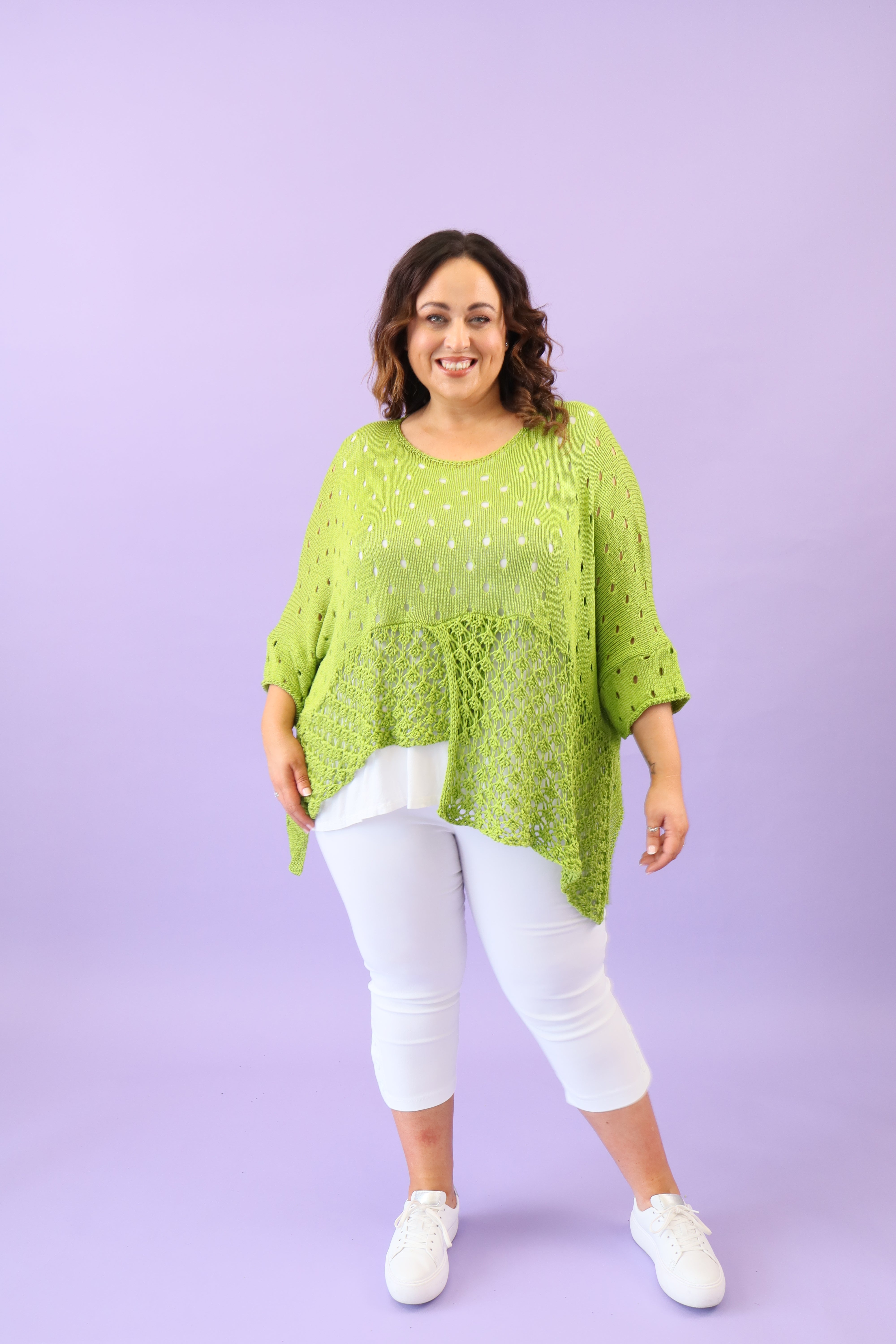 Kay Jumper in Lime