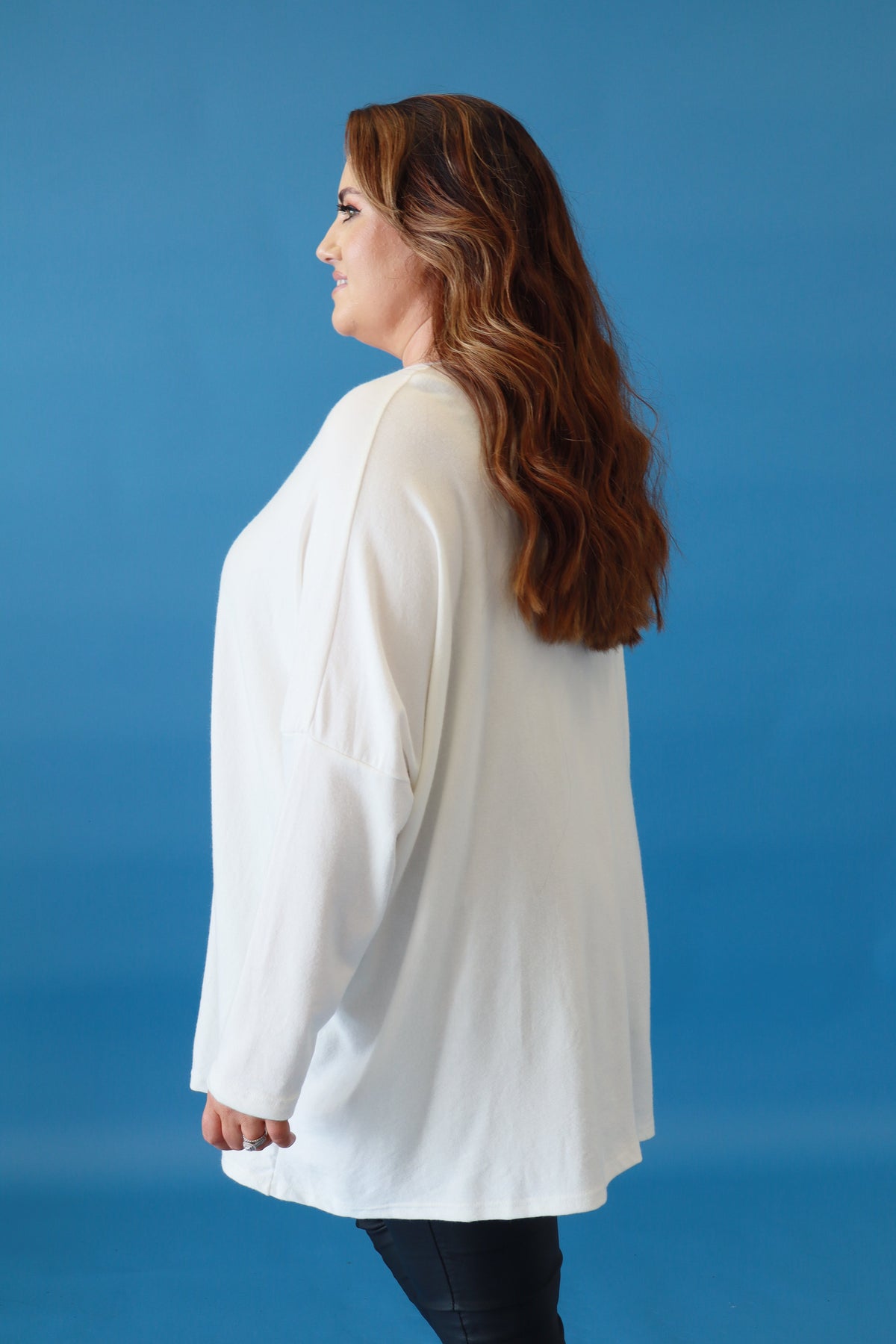 Sarah Fine Knit Jumper in Cream